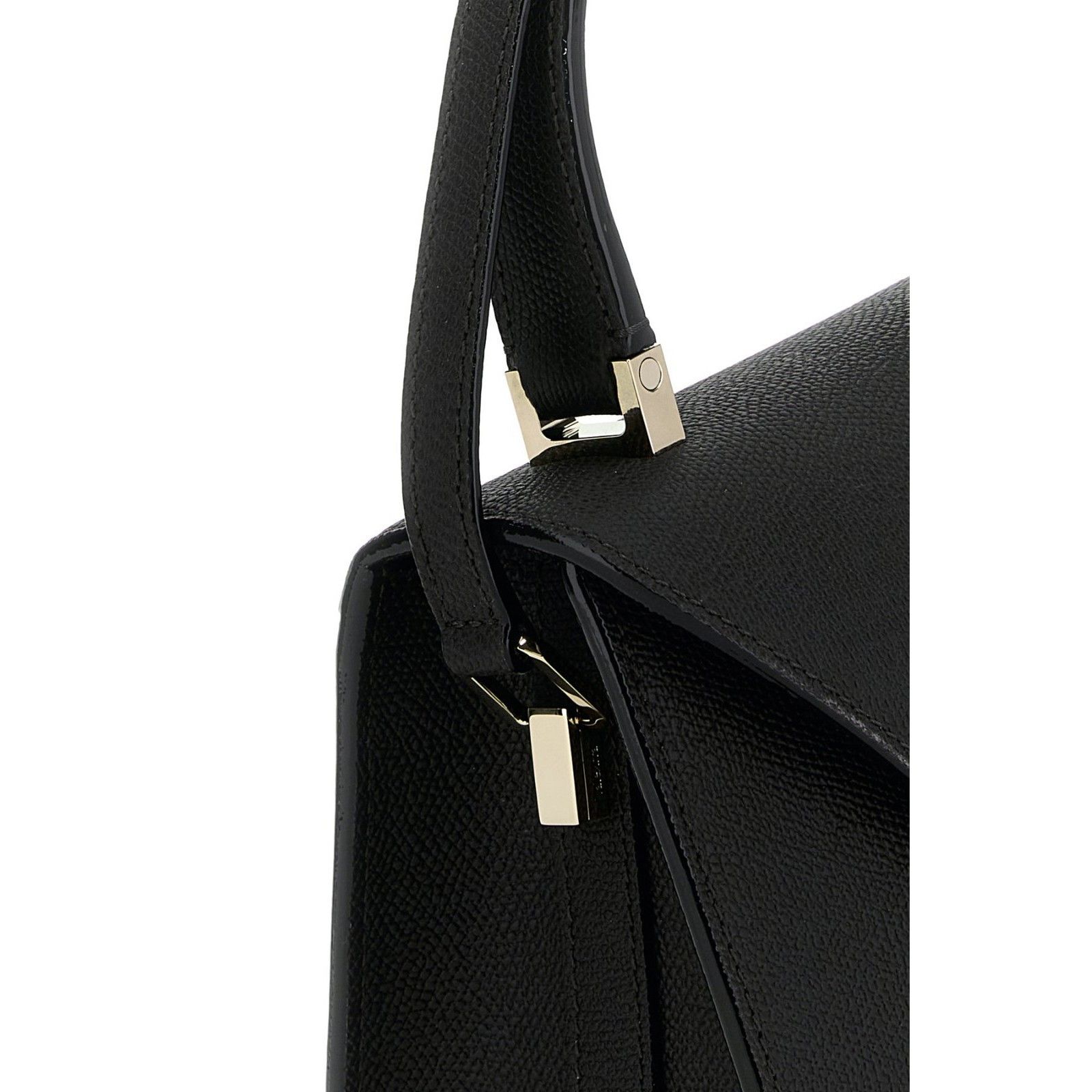 Valextra VALEXTRA Iside Mini Black Leather Top Handle Bag New/Authent Size ONE SIZE - 4 Thumbnail