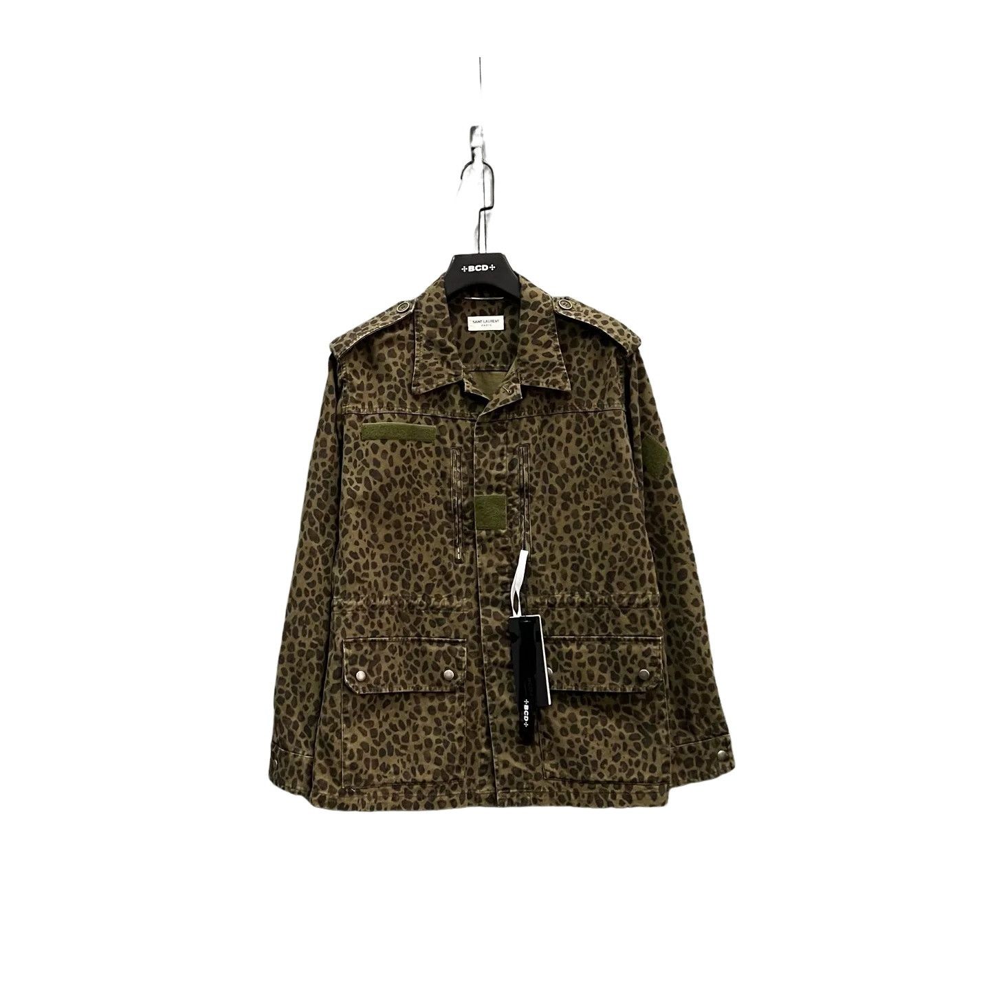 Saint Laurent Paris Saint Laurent Leopard Print Field Jacket 50 Size US M / EU 48-50 / 2 - 1 Thumbnail