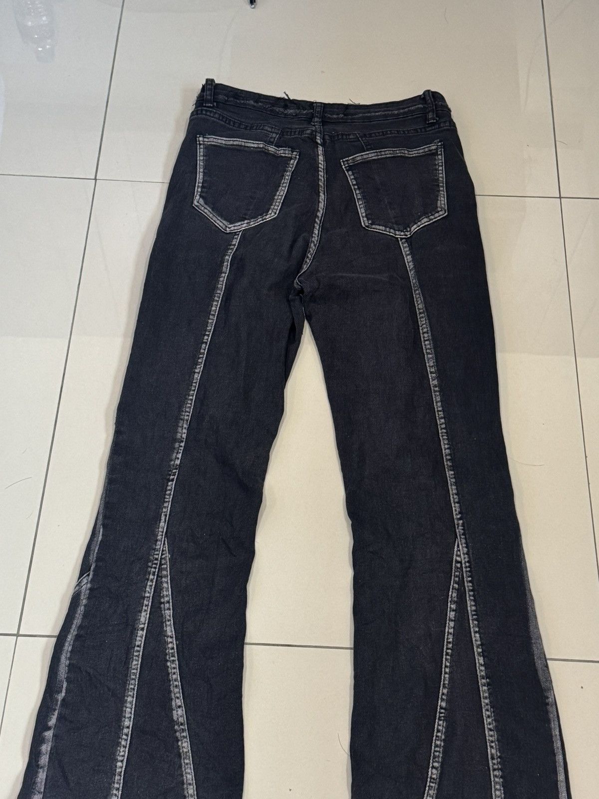 KMRii Flare Denim Stretch Japanese Styled Lgb Size US 29 - 4 Thumbnail