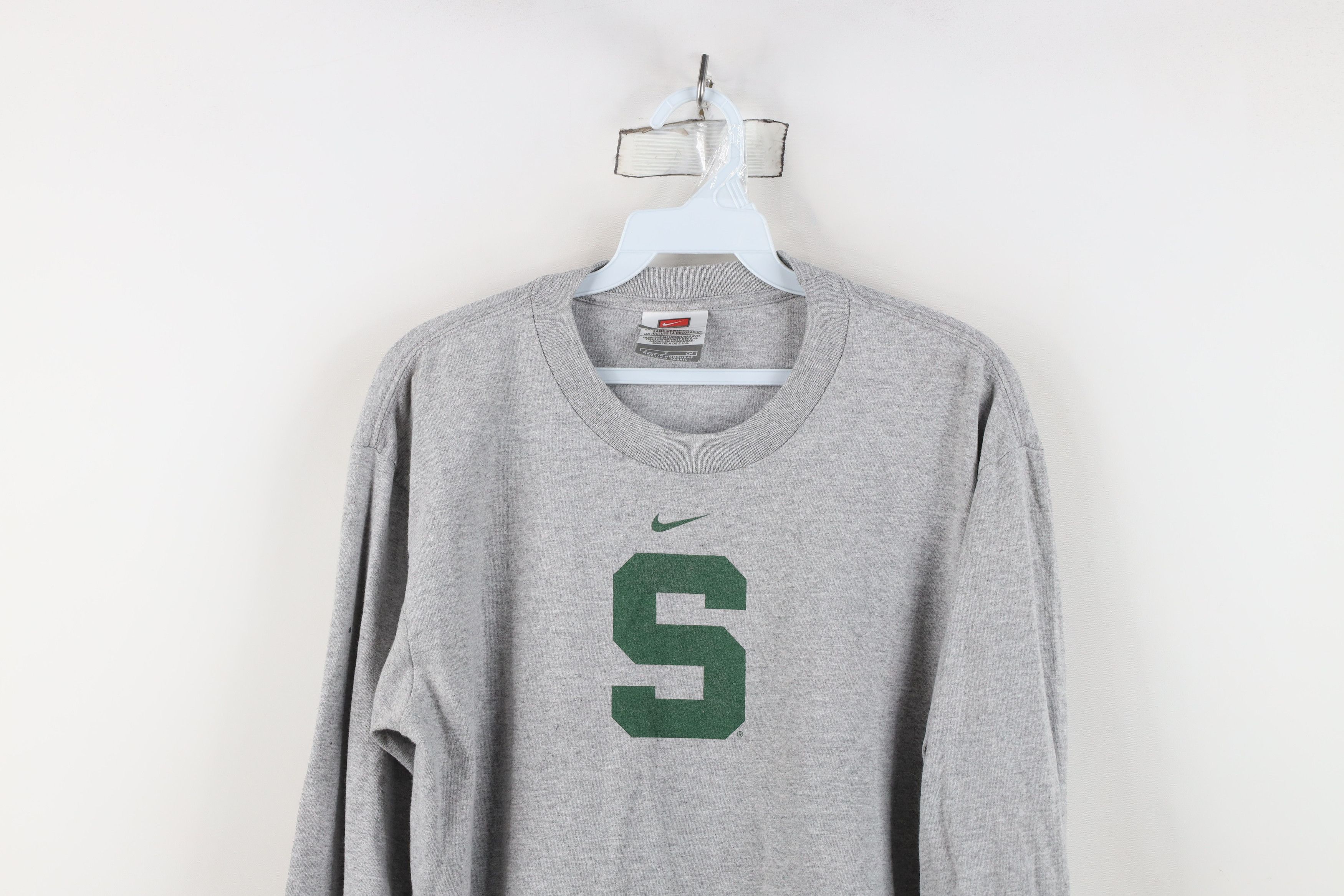 Nike Vintage Nike Center Swoosh Michigan State University T-Shirt Size US S / EU 44-46 / 1 - 2 Thumbnail