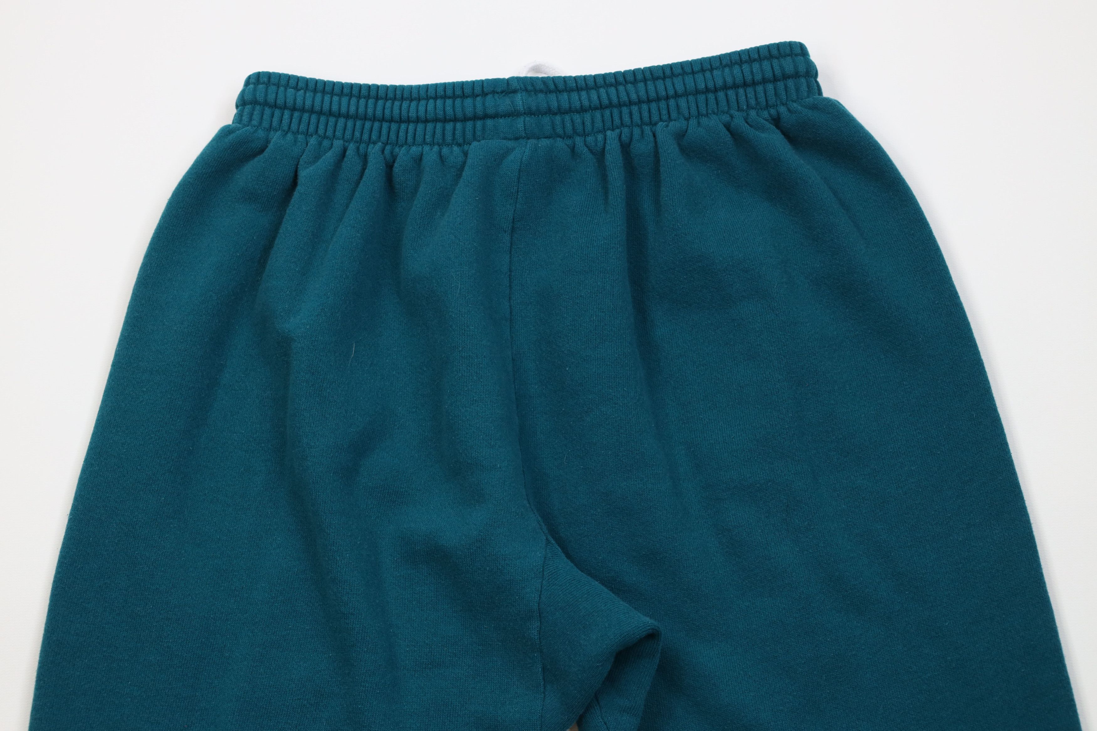 Hanes Vintage 70s 80s Hanes Gusset Sweatpants Joggers Teal USA Size US 32 / EU 48 - 8 Thumbnail