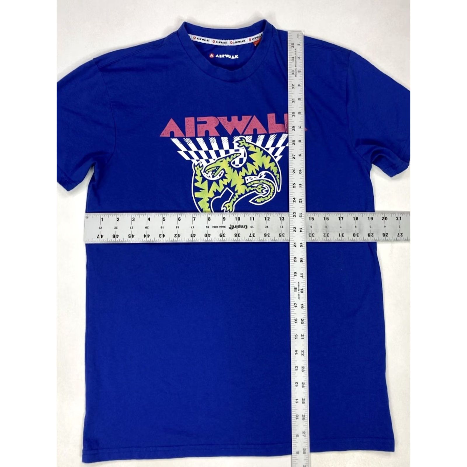 Airwalk Airwalk Graphic T-shirt Men Small Blue Short Sleeve Size US S / EU 44-46 / 1 - 6 Thumbnail