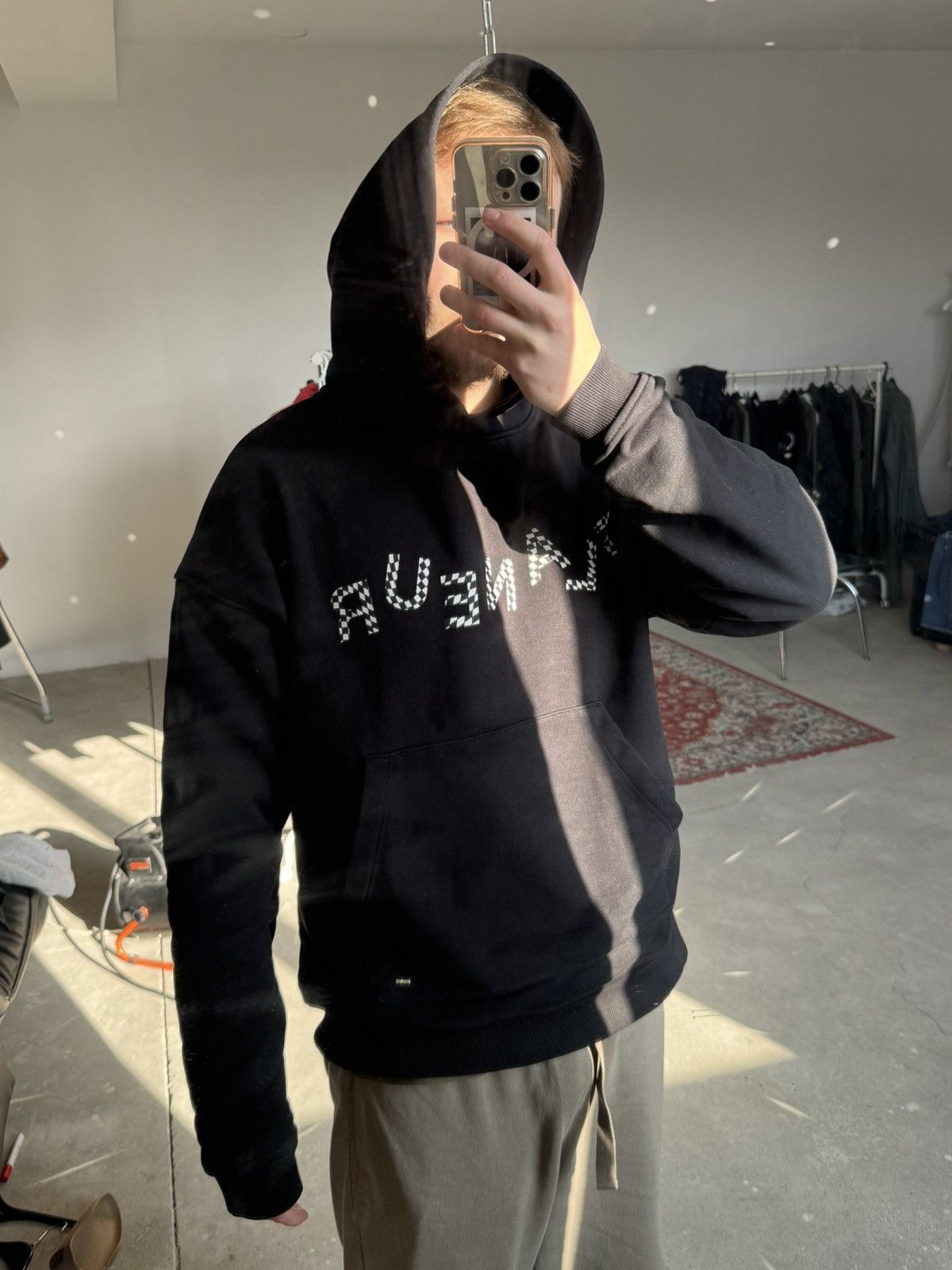 Other Designer Flanuer Homme Black Hoodie Size XL Size US L / EU 52-54 / 3 - 10 Thumbnail