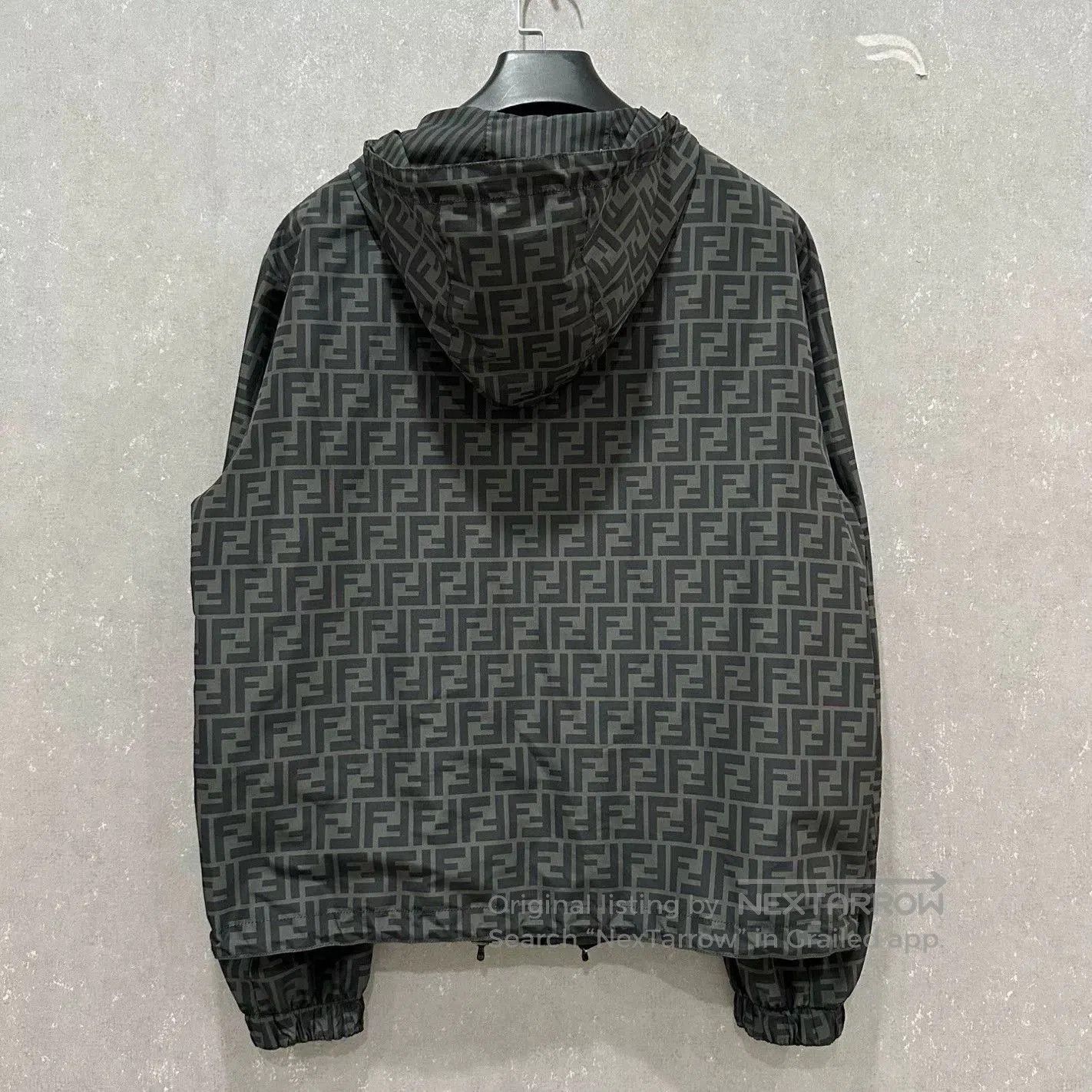 Fendi Fendi Logo Print Reversible Jacket. Size US XL / EU 56 / 4 - 2 Thumbnail