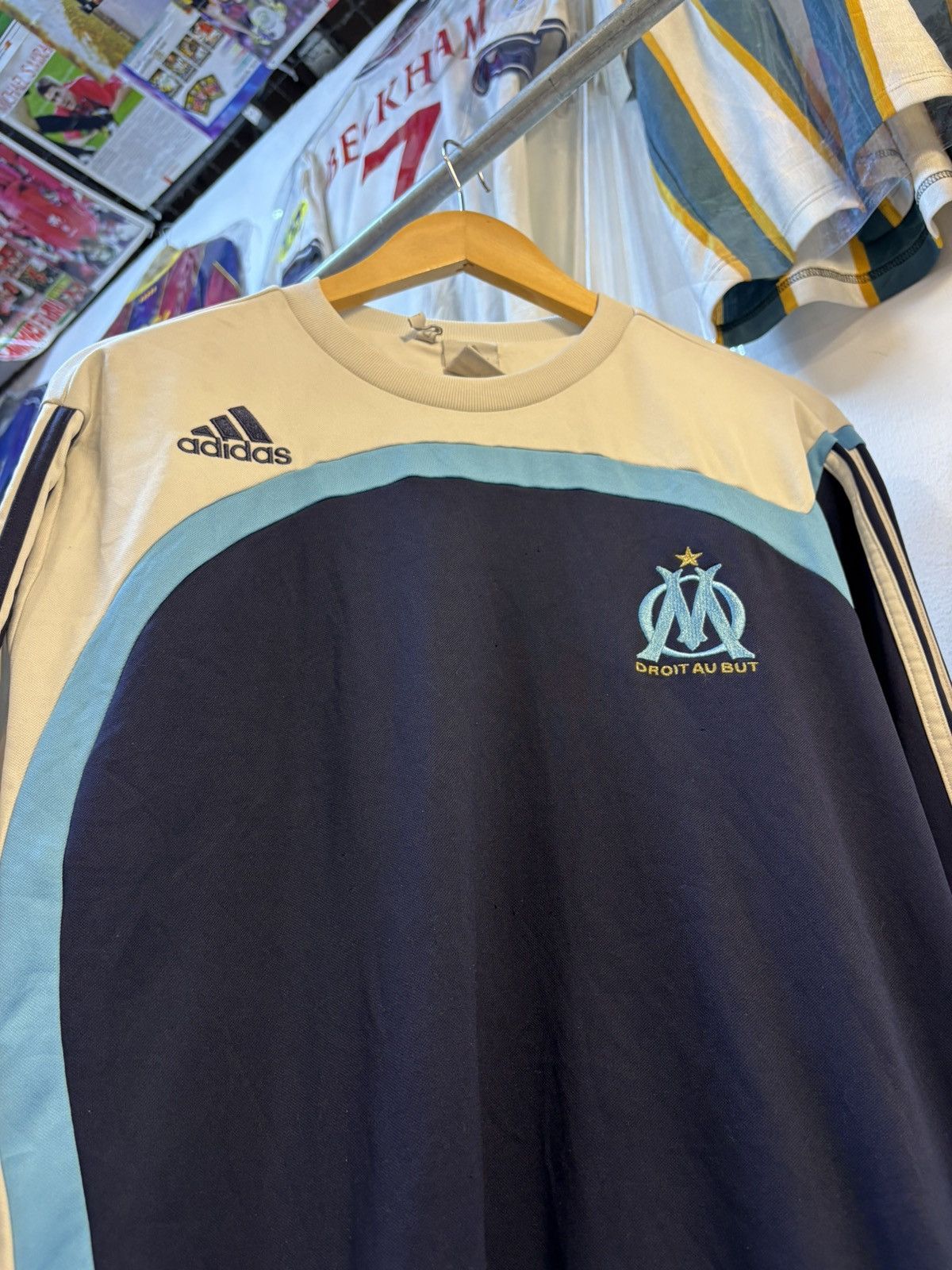 Adidas Vintage Y2K Olympique de Marseille Tracksuit Size US XXL / EU 58 / 5 - 2 Thumbnail