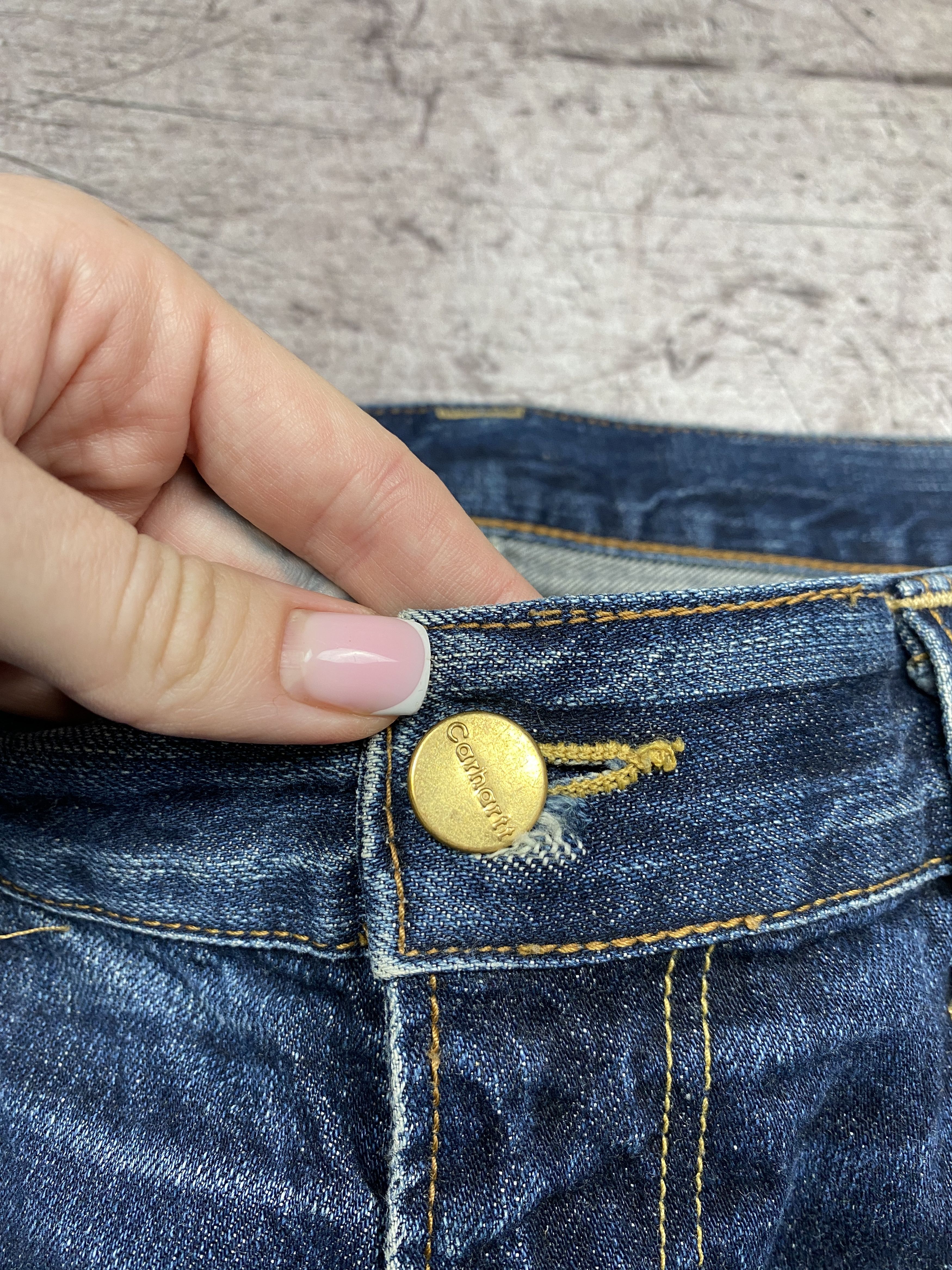 Carhartt × Vintage Carhartt Vintage Mens Bronco Denim Pants Jeans Size US 36 / EU 52 - 8 Thumbnail