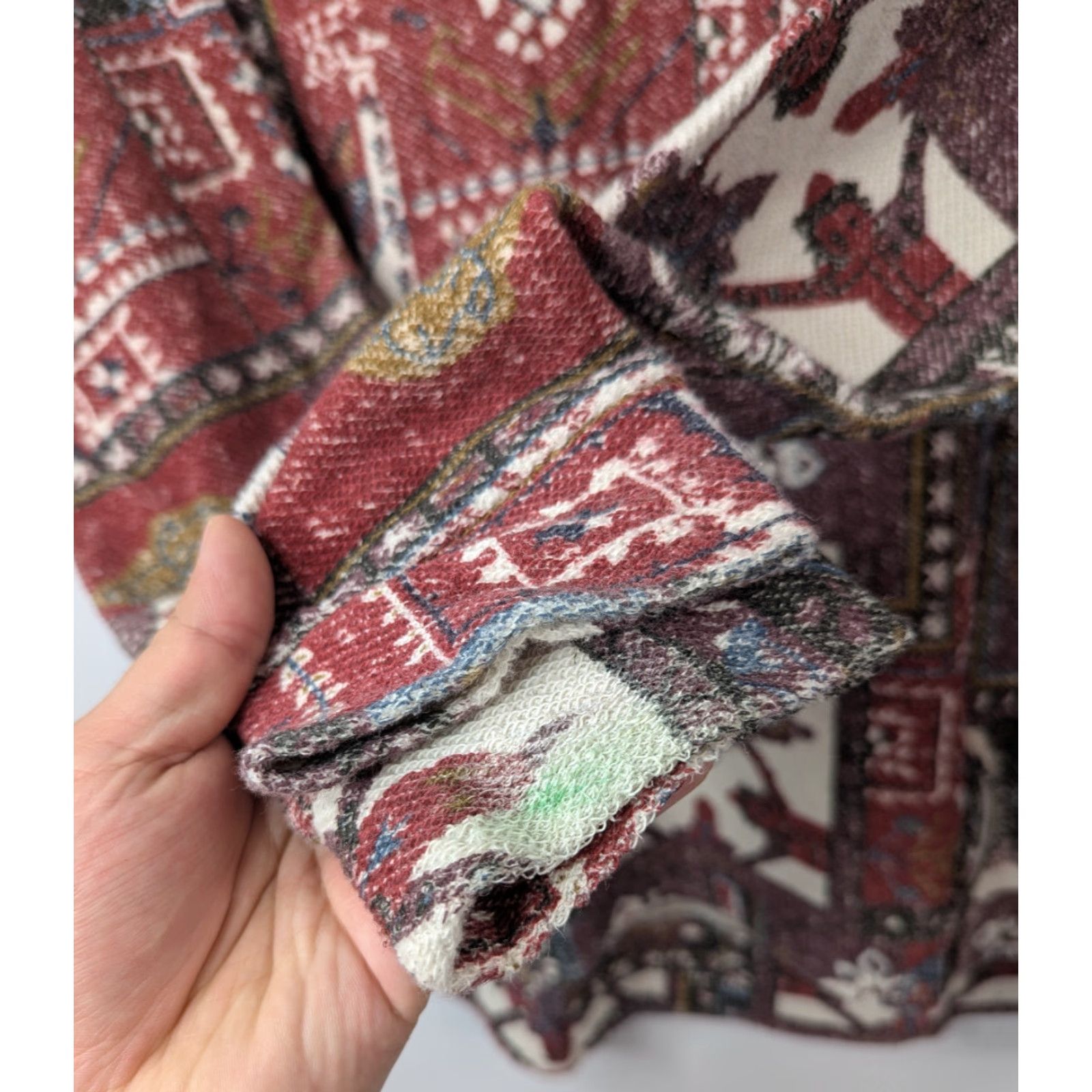 Soft Surroundings VINTAGE Soft Surroundings Rust Casablanca Pullover Sweater Abstract Boho Size Large Size L / US 10 / IT 46 - 3 Thumbnail