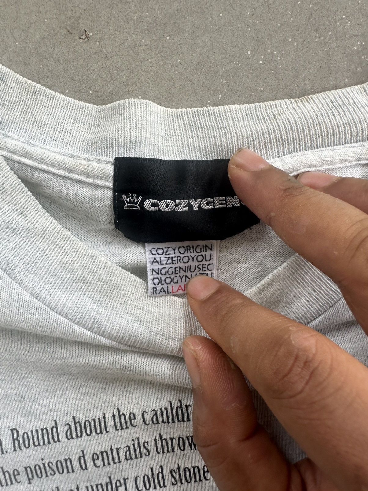 Japanese Brand VINTAGE COZYGEN ACT IV-SCENE 1 MOVIE ADT TEE Size US L / EU 52-54 / 3 - 3 Thumbnail