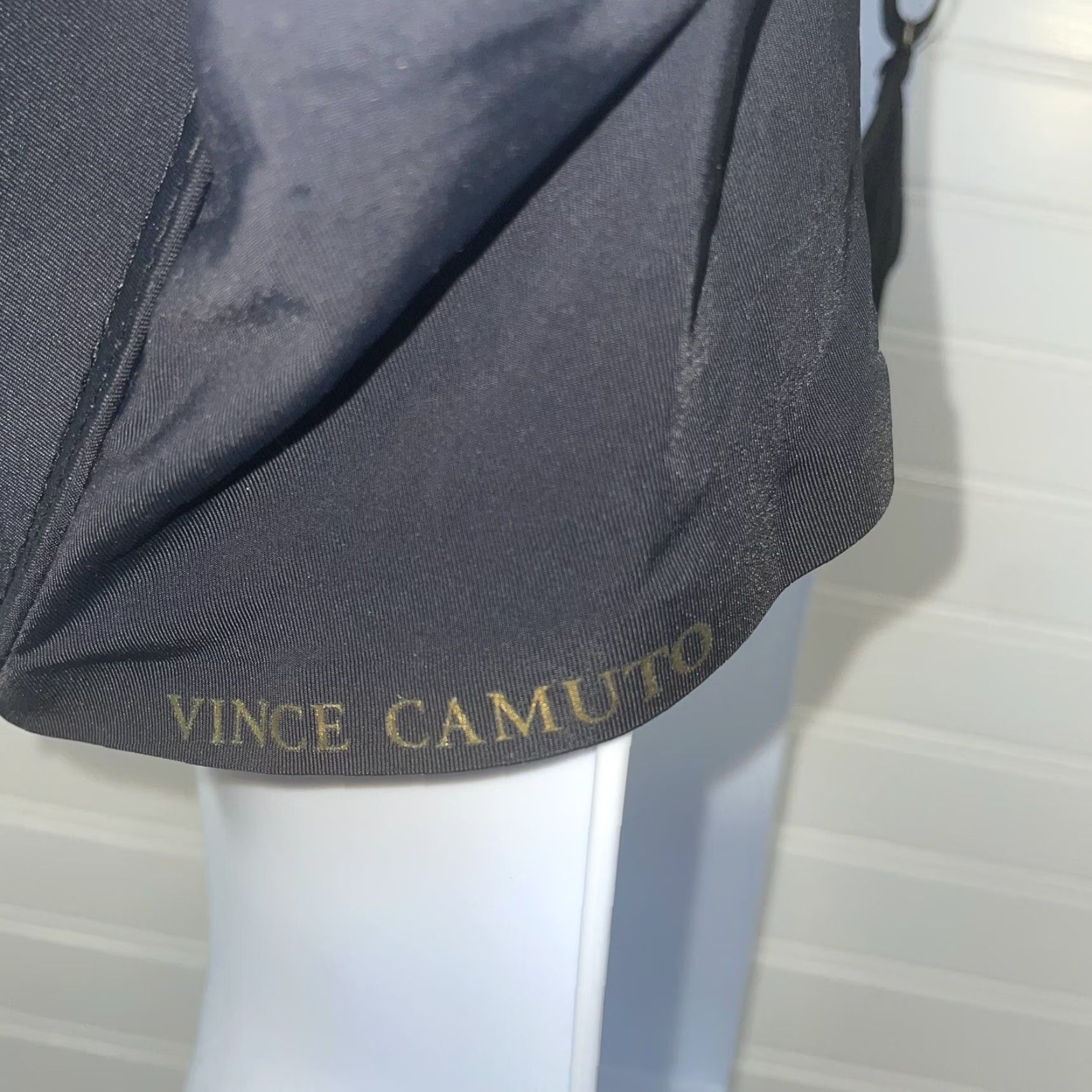 Vince Camuto Vince Camuto Bra 38C Black Underwire Nylon Spandex Solid T-Shirt Adjustable Strap Womens Mens Girls Size ONE SIZE - 3 Thumbnail