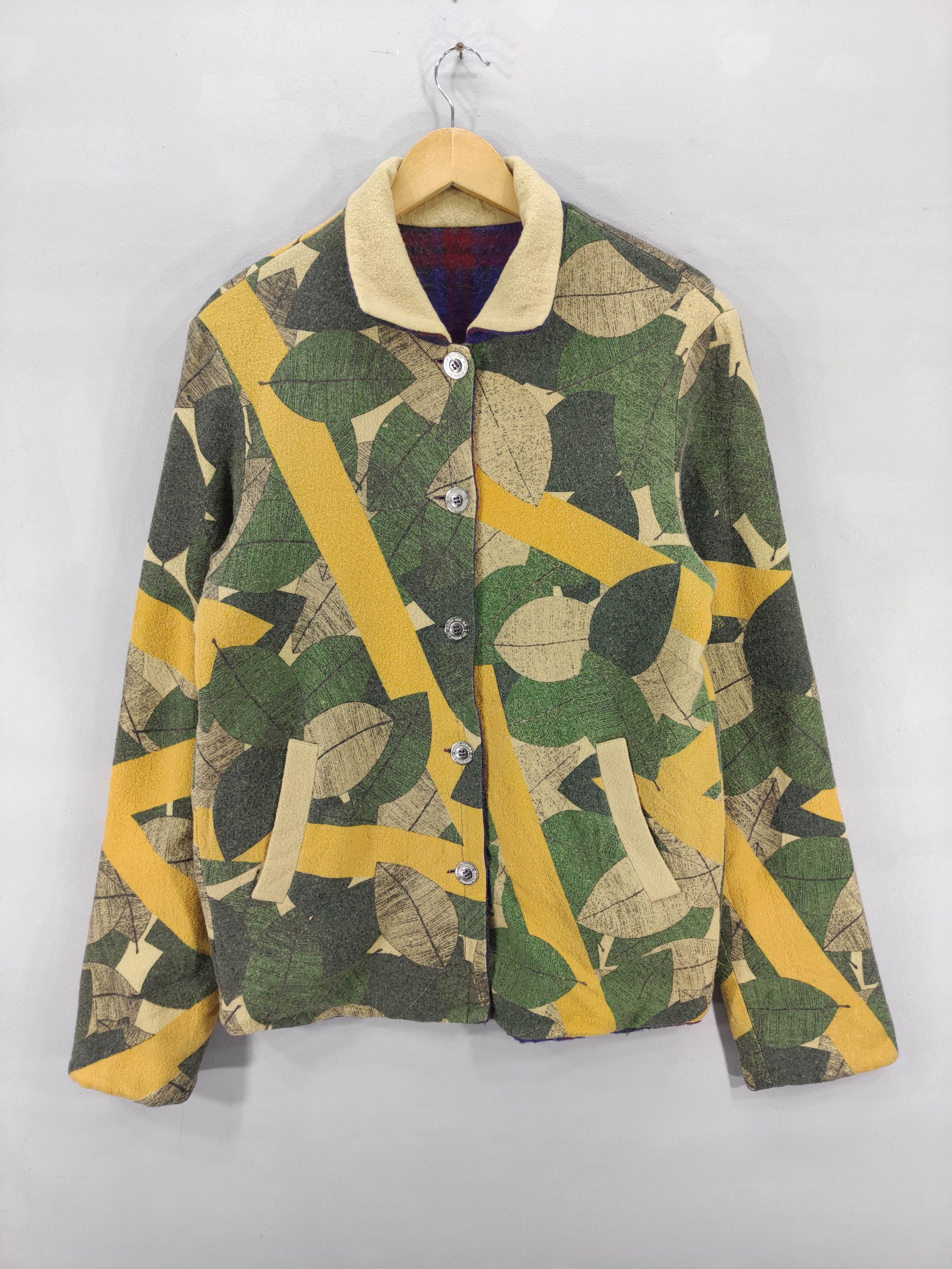 Japanese Brand Vintage Makin Jan ma Reversible Wool Jacket Size US M / EU 48-50 / 2 - 1 Thumbnail