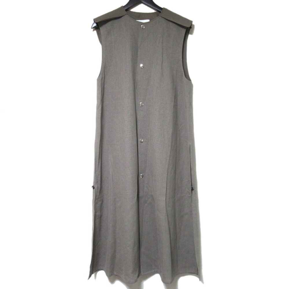 Other Other THE RERACS Wool Linen Silk Blend Long Gilet Dress Others Dresses DUTY FREE for USA Size ONE SIZE - 1 Thumbnail