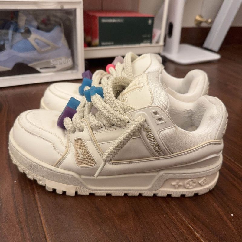 Louis Vuitton Louis Vuitton Trainer Maxi Low Top Sneakers -2508 Size US 8 / EU 41 - 1 Thumbnail
