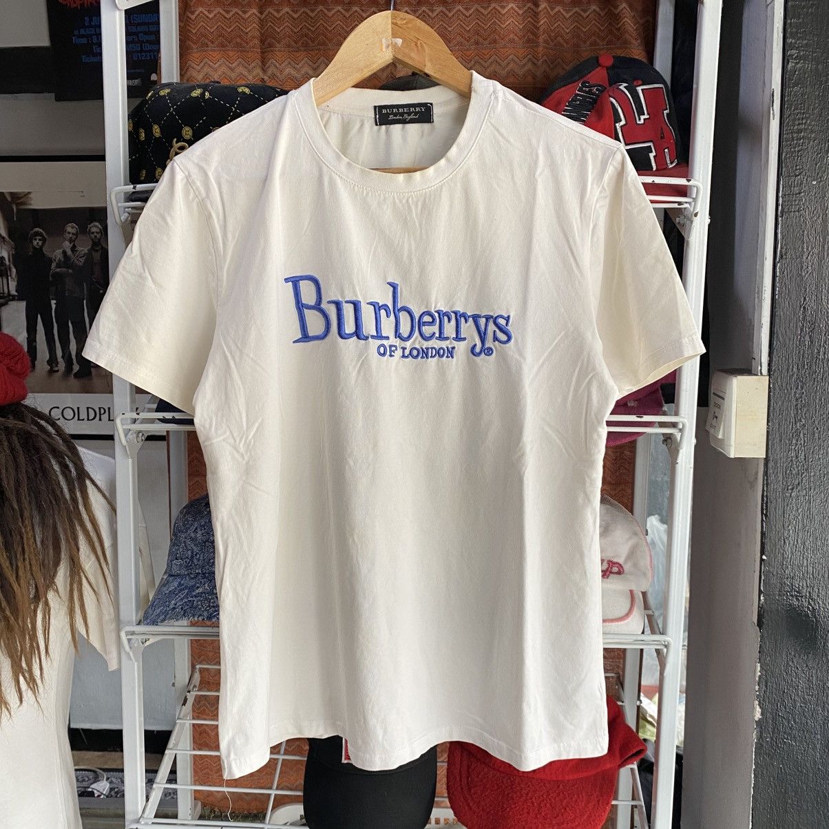 Burberrys Of London Embroidered Logo T-shirt