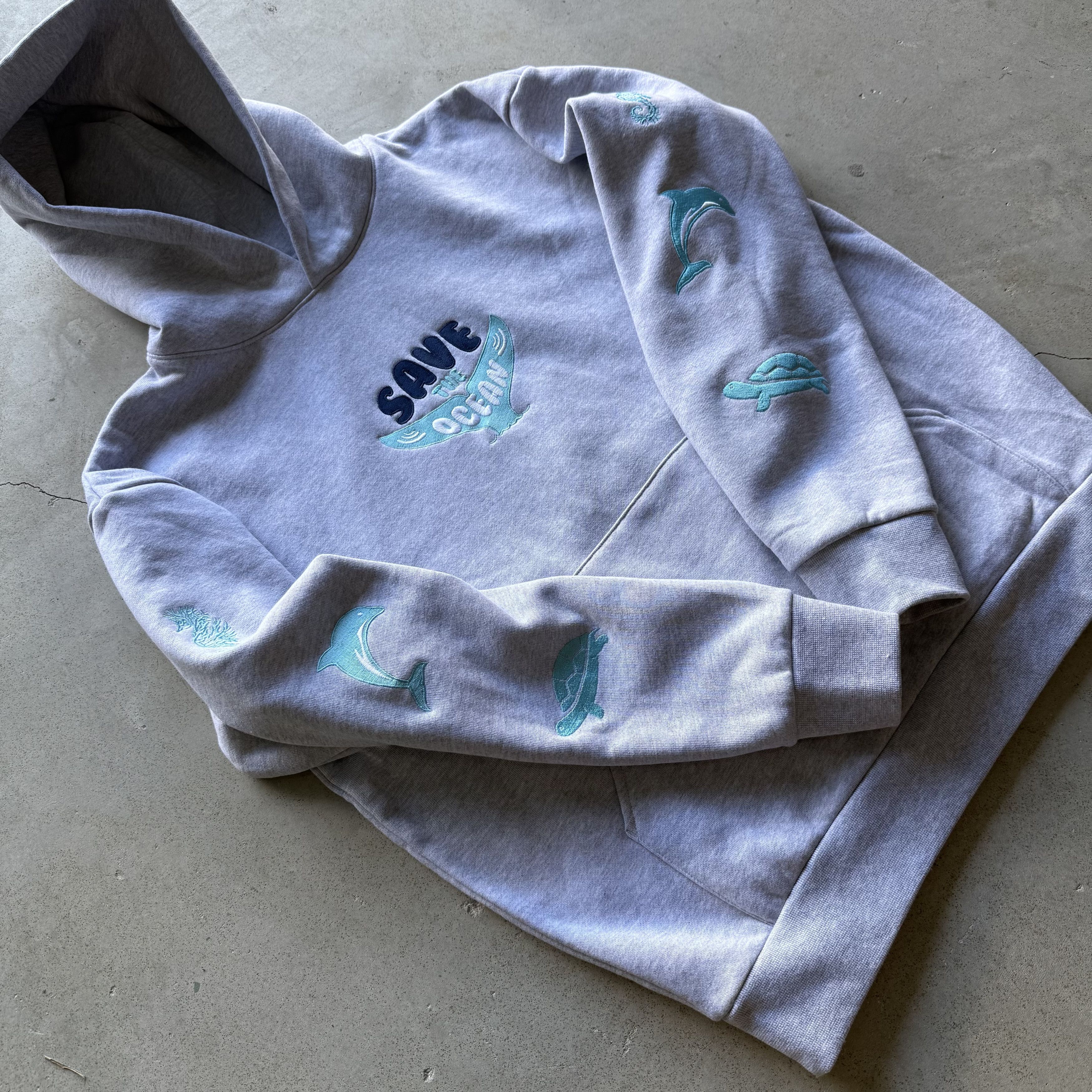 Other Save the Ocean Hoodie Embroidered Size US XL / EU 56 / 4 - 3 Thumbnail