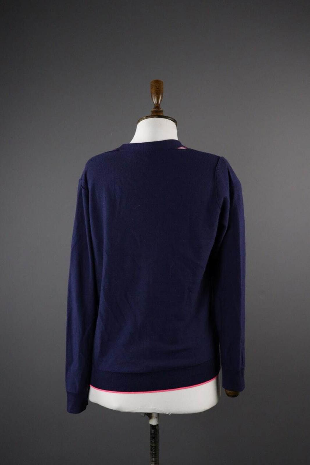 Designer Sonia by Sonia Rykel Wool Designer Cardigan Sweater Size L Size L / US 10 / IT 46 - 7 Thumbnail