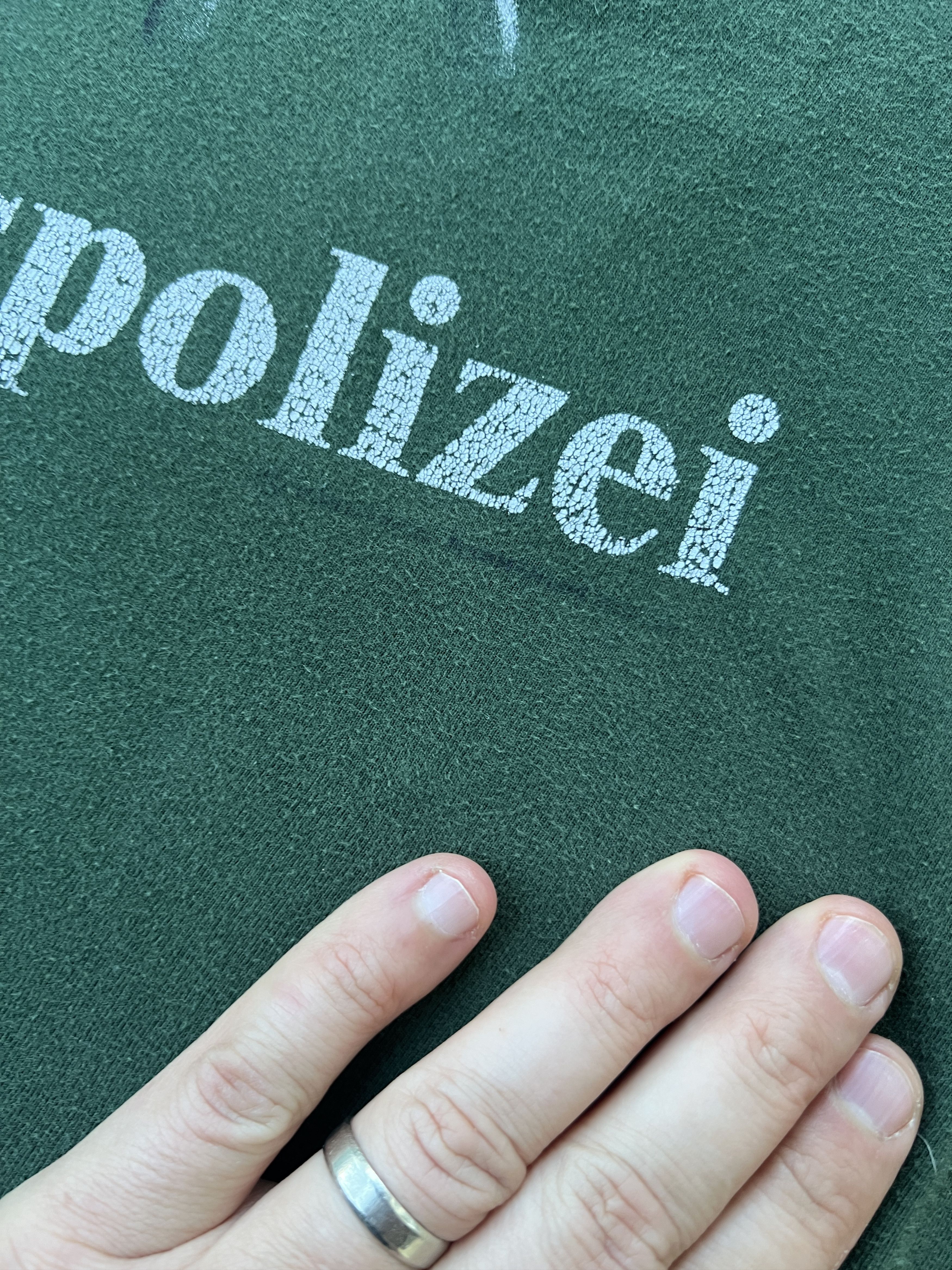 Vintage Helfer Der Volkspolizei Vintage Tee Size US L / EU 52-54 / 3 - 2 Thumbnail