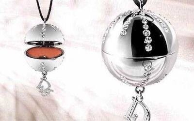 Dior 00s Vintage Christian Dior Ball Crystal Pendant Necklace Size ONE SIZE - 6 Thumbnail