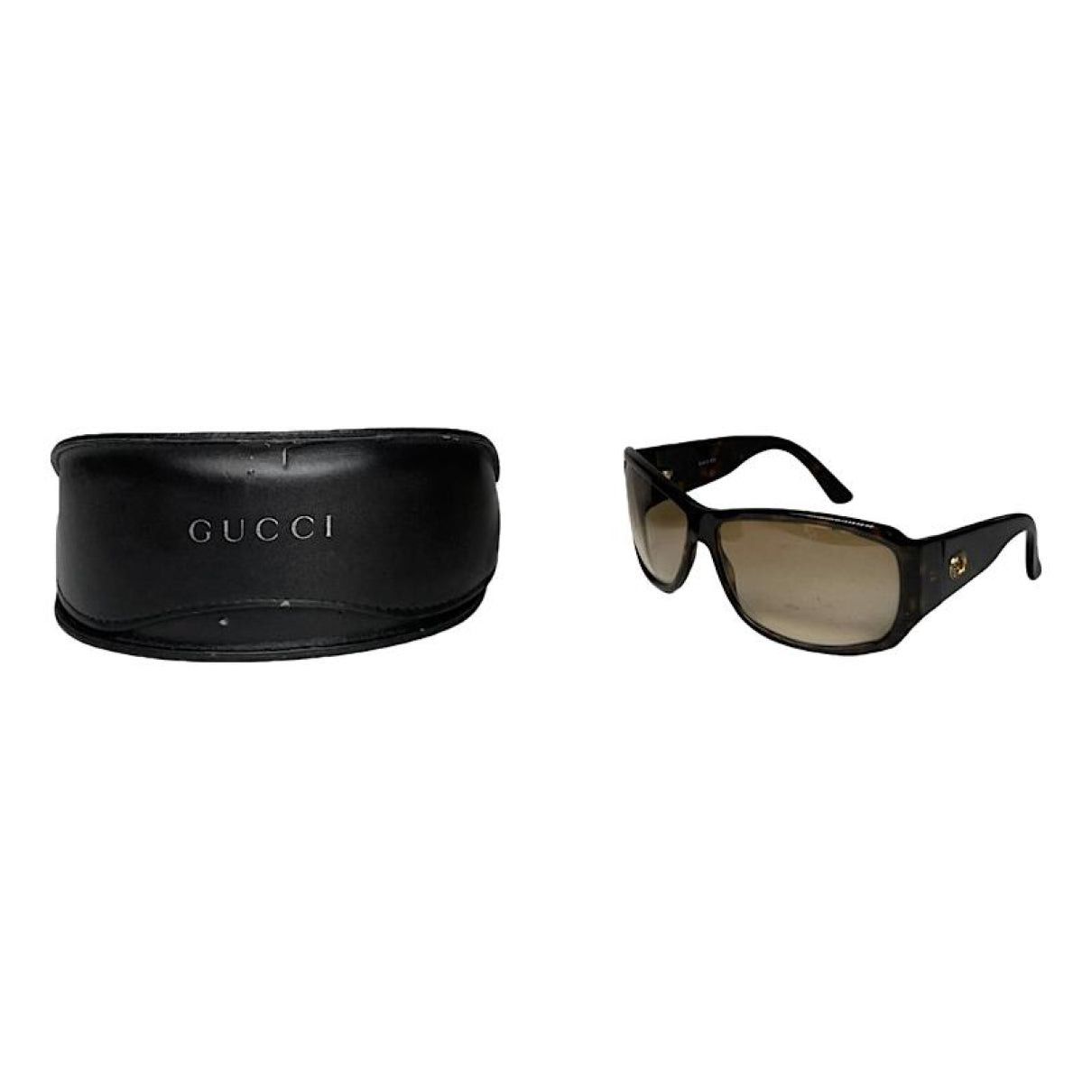 Gucci Brown Plastic Sunglasses Size ONE SIZE - 1 Thumbnail