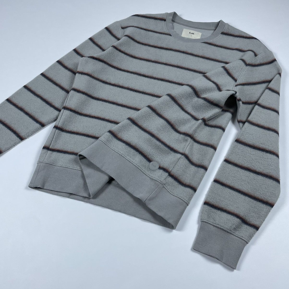 Folk Folk fleece striped Sweatshirt Size US M / EU 48-50 / 2 - 6 Thumbnail