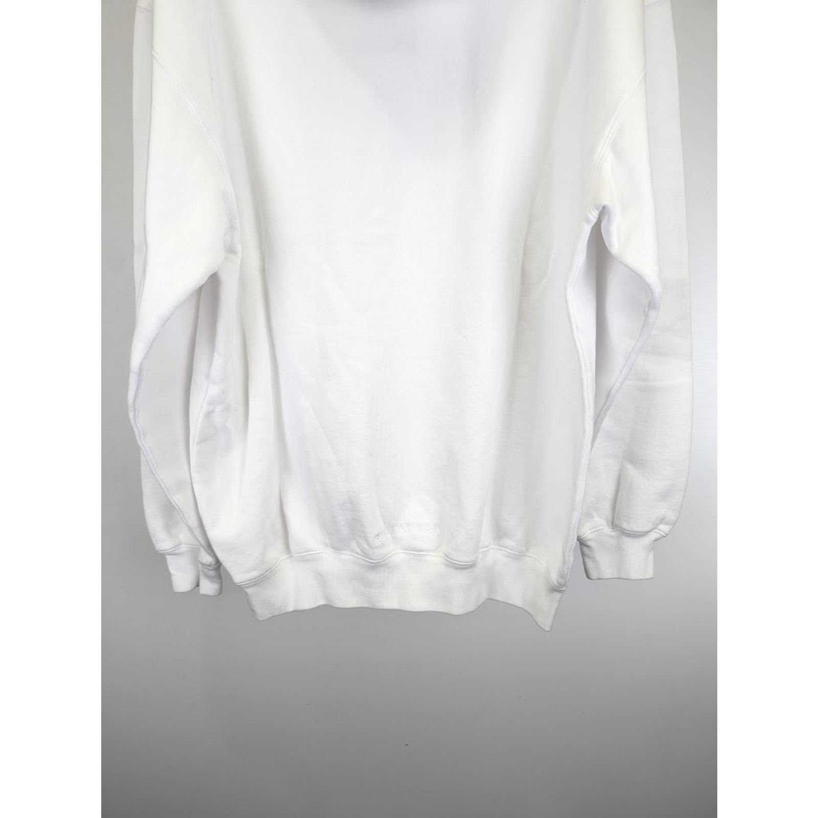 Balenciaga o1rshd1 Graphic-print Hoodie in White Size US M / EU 48-50 / 2 - 14 Thumbnail