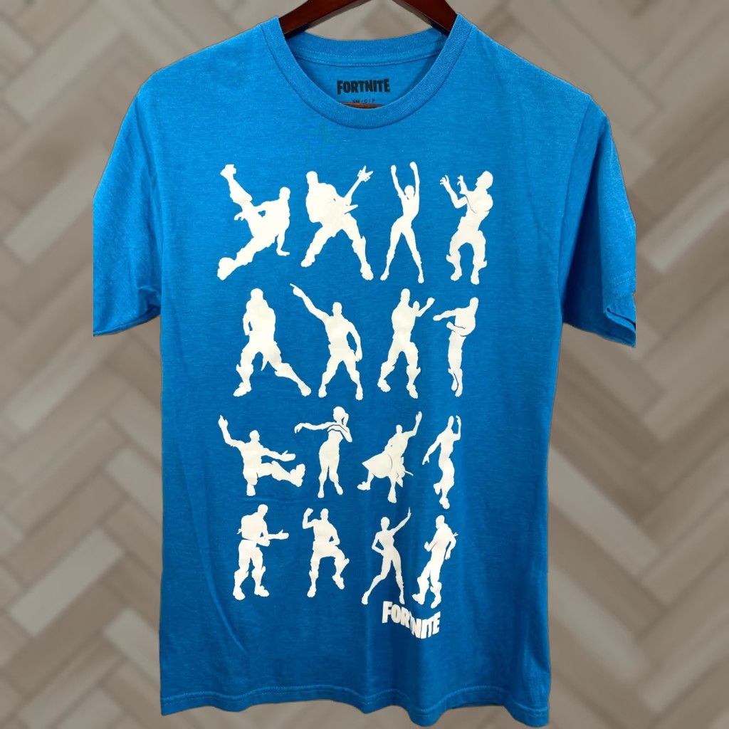 Vintage Fortnite Game Adult Men's Graphic T-Shirt Short Sleeve Blue Size S #1383 Size US S / EU 44-46 / 1 - 1 Thumbnail