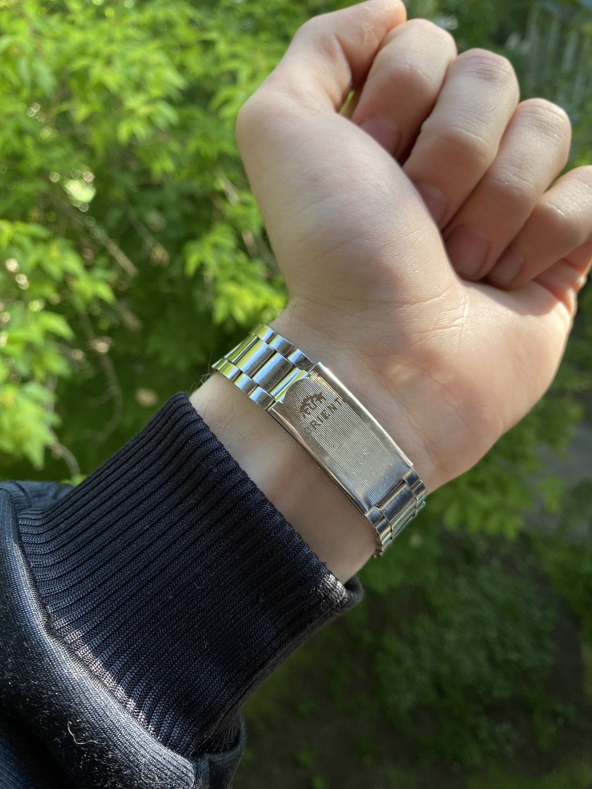 Japanese Brand × Jewelry × Vintage Art Watch Portrait Dial Stainless Steel Bracelet Size ONE SIZE - 4 Thumbnail