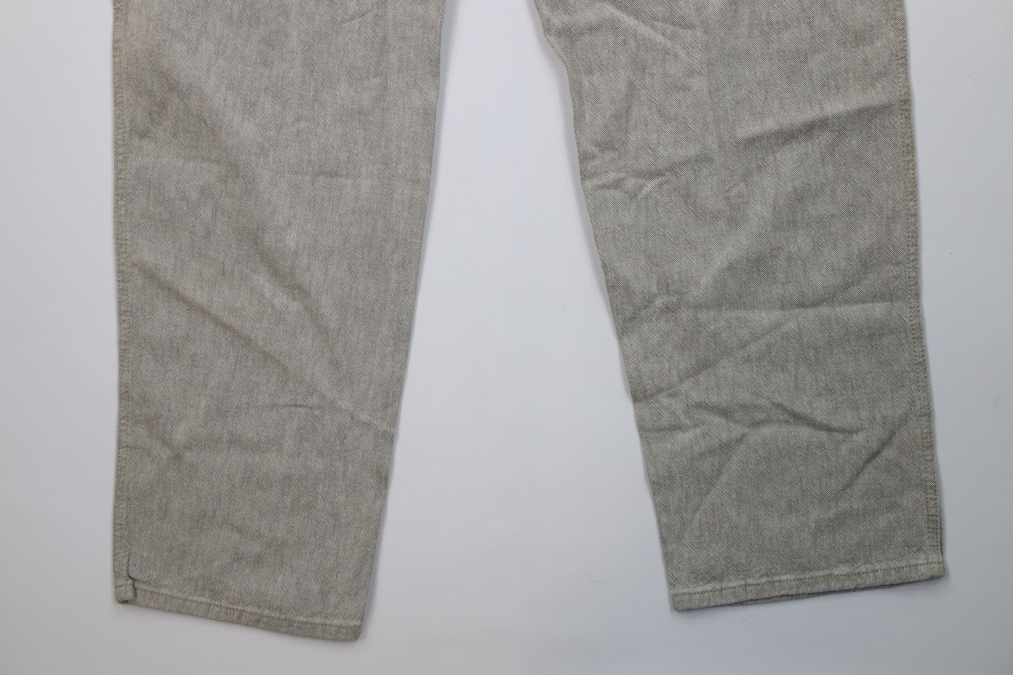 Pelle Pelle Deadstock Vintage 90s Pelle Pelle Wide Leg Jeans Linen Denim Size US 36 / EU 52 - 11 Thumbnail