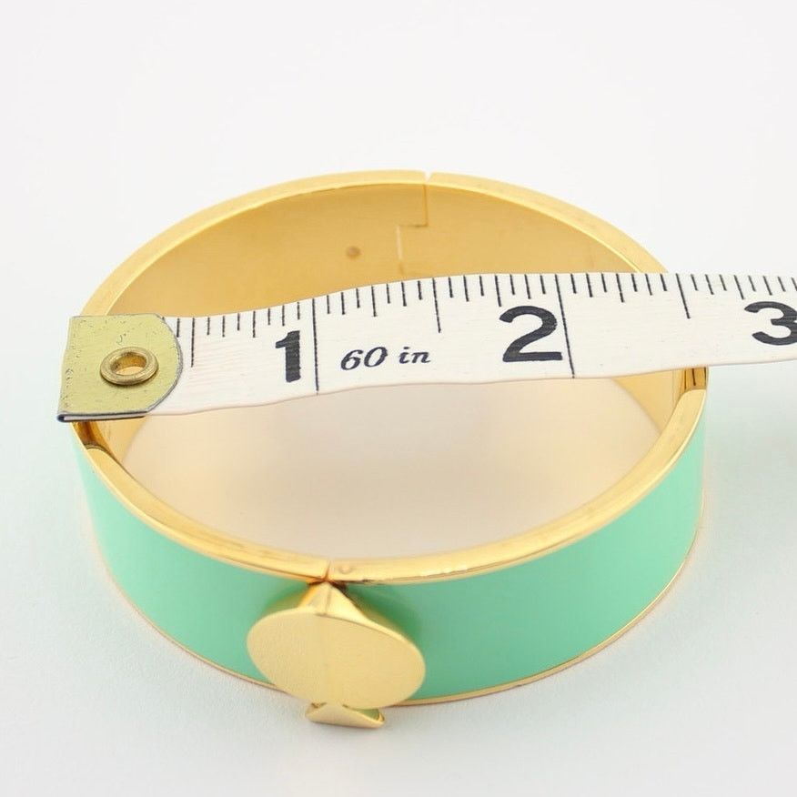Kate Spade Kate Spade New York Heritage Spade Mint Enamel Gold Bangle Size ONE SIZE - 7 Thumbnail