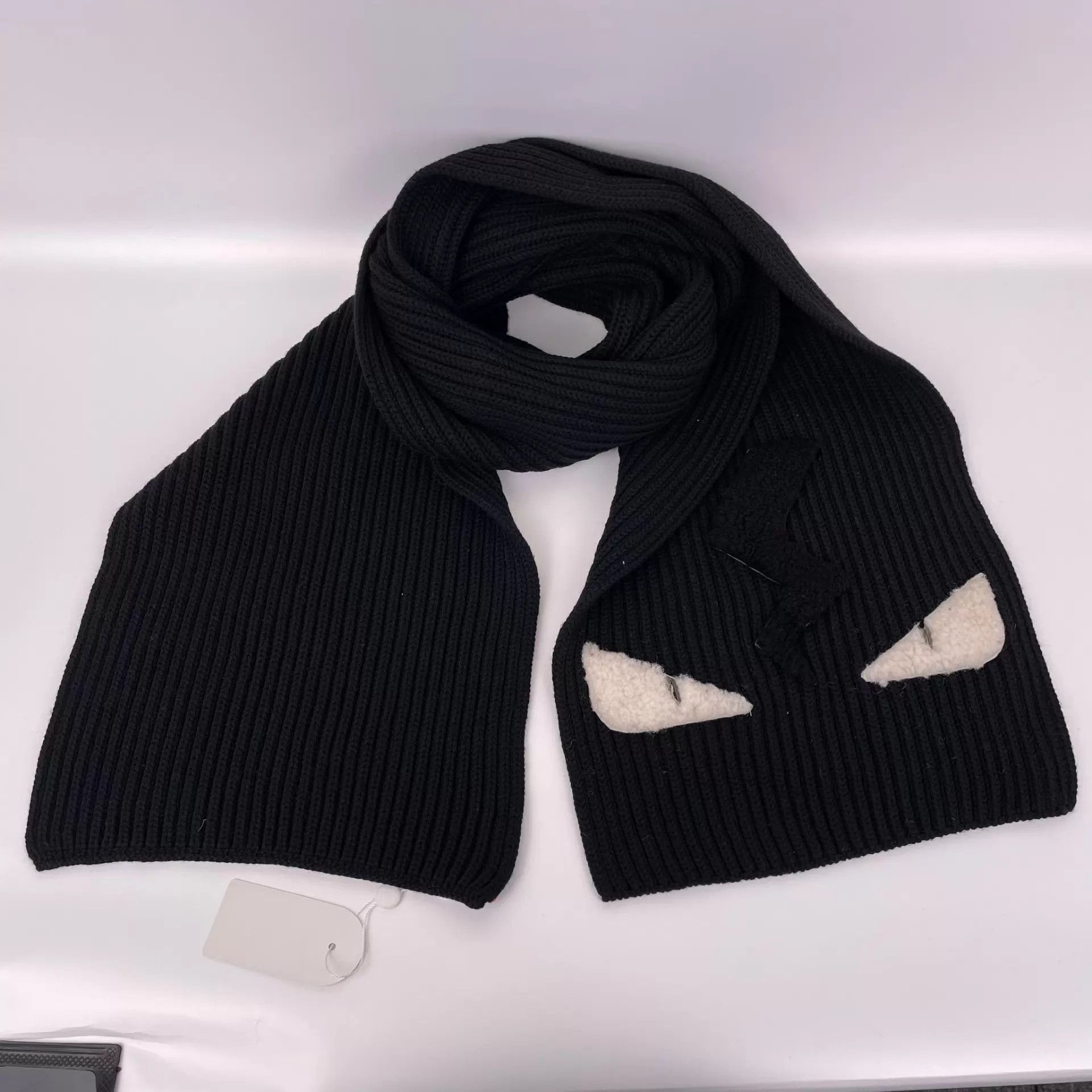 Fendi Fendi Monster Scarf Black Size ONE SIZE - 1 Thumbnail
