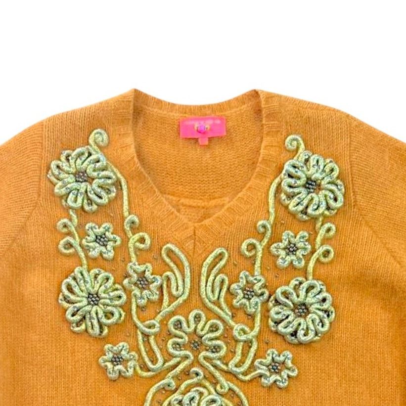 NBDN Nobrandedon Manoush Orange Sweater | Size S Size S / US 4 / IT 40 - 3 Thumbnail