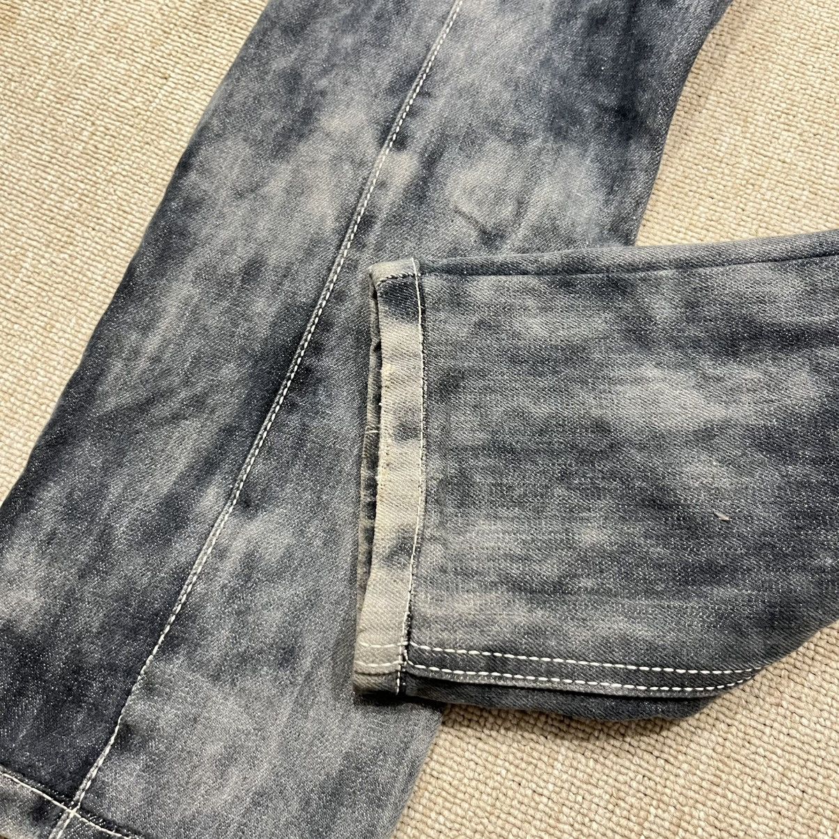 Hysteric Glamour BI Jeans - Skull Destroyed Studed Mud Wash Skinny Jeans Size US 32 / EU 48 - 18 Thumbnail