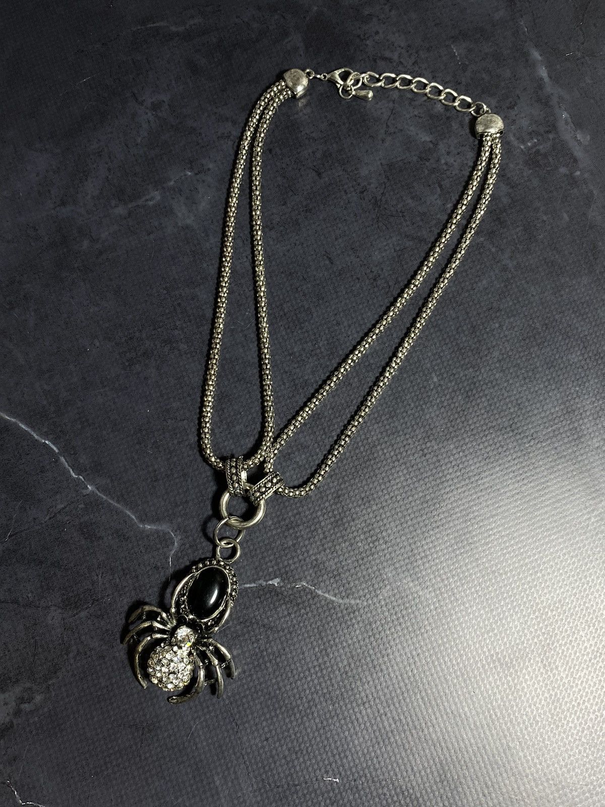 Jewelry Vintage Gothic Spider Pendant Necklace Statement Piece Size ONE SIZE - 7 Thumbnail