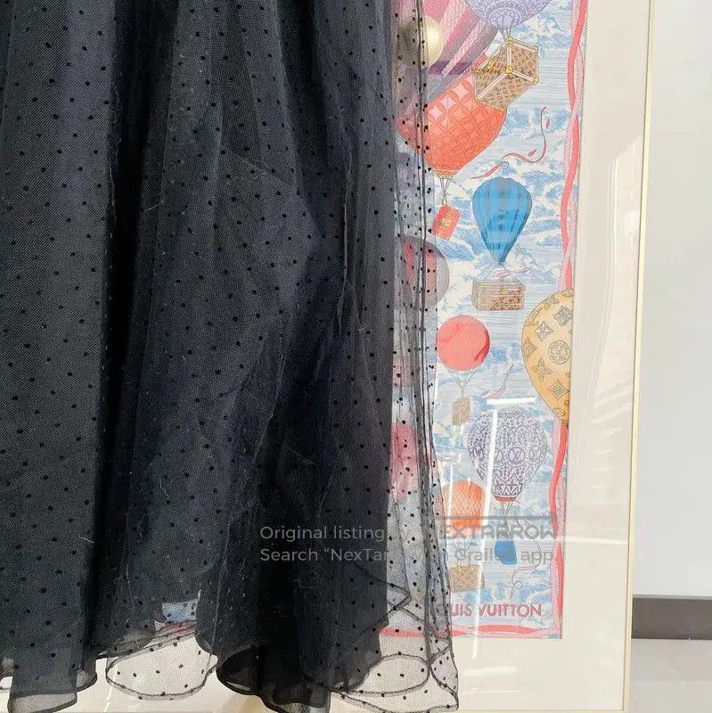 Dior Dior Black Nylon Short Sleeve Dress . Size M / US 6-8 / IT 42-44 - 4 Thumbnail