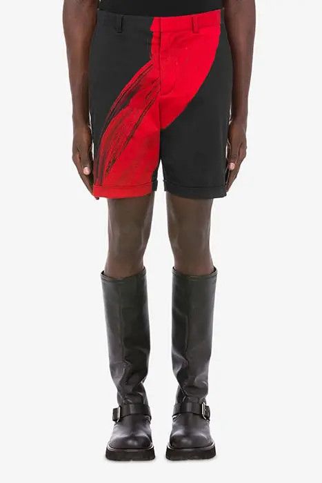 Moschino o1y0225 Short in Red/Black Size US 34 / EU 50 - 3 Thumbnail
