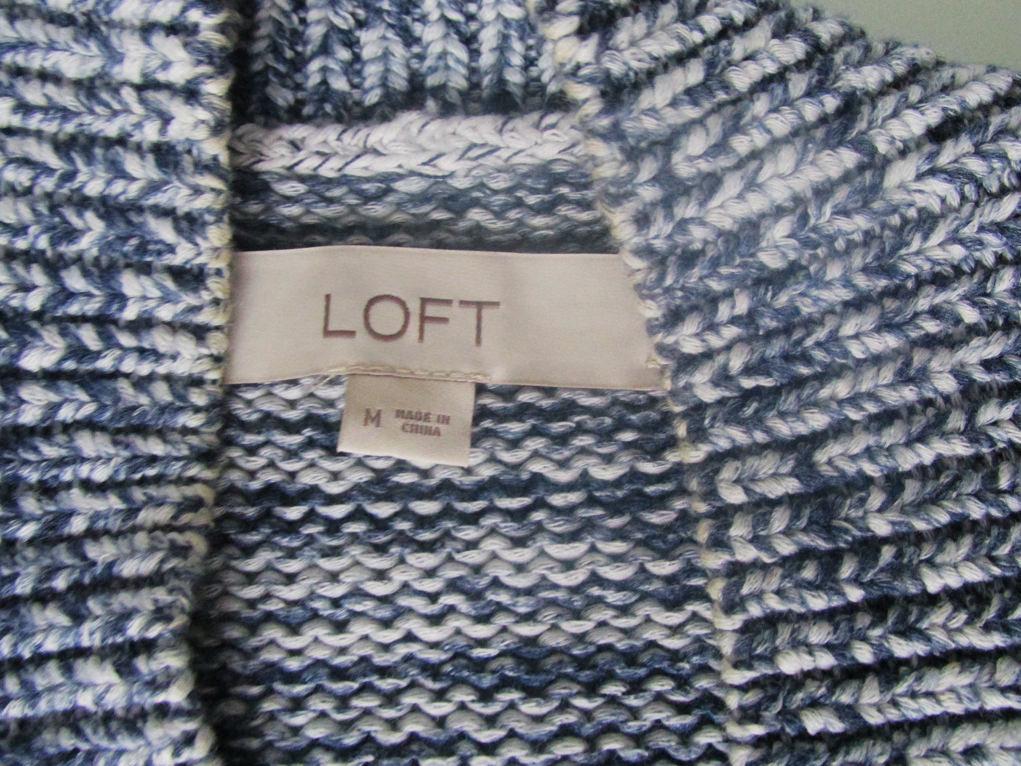 Loft Loft Women's Open Front Cardigan Sweater Size Medium Size M / US 6-8 / IT 42-44 - 2 Thumbnail