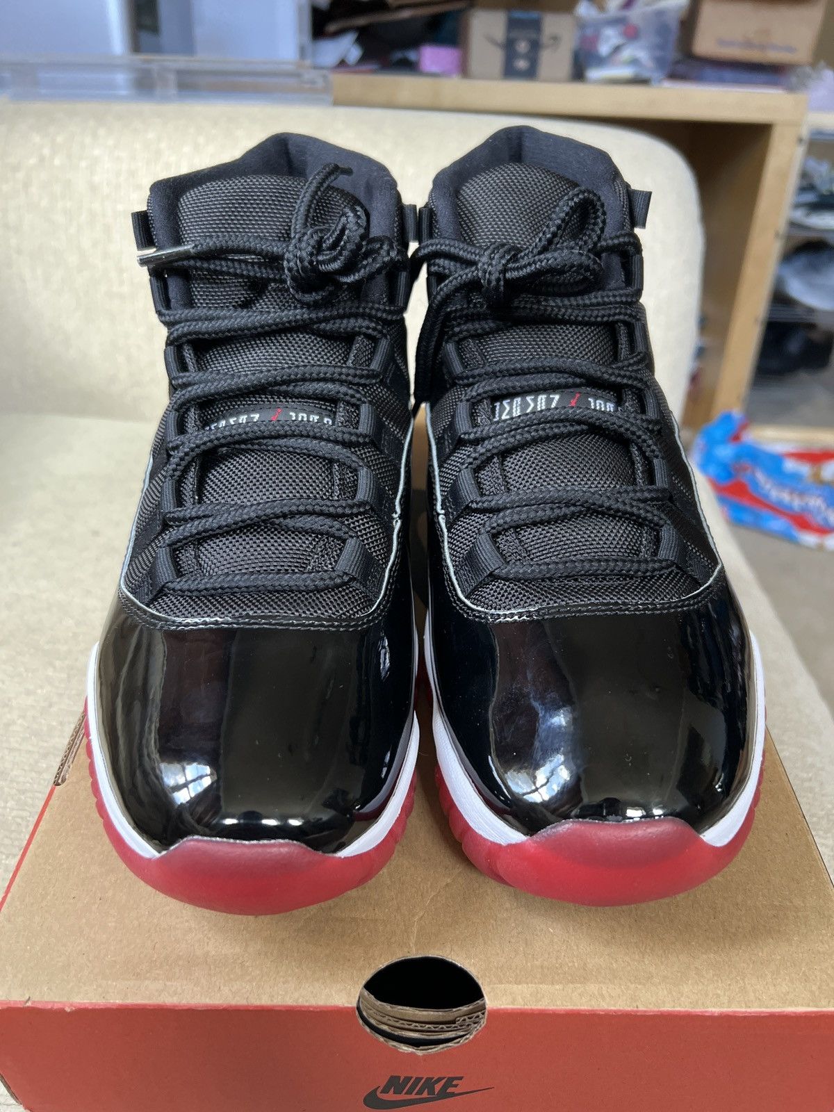 Jordan Brand Air Jordan 11 Bred (2019) Size US 10.5 / EU 43-44 - 1 Thumbnail