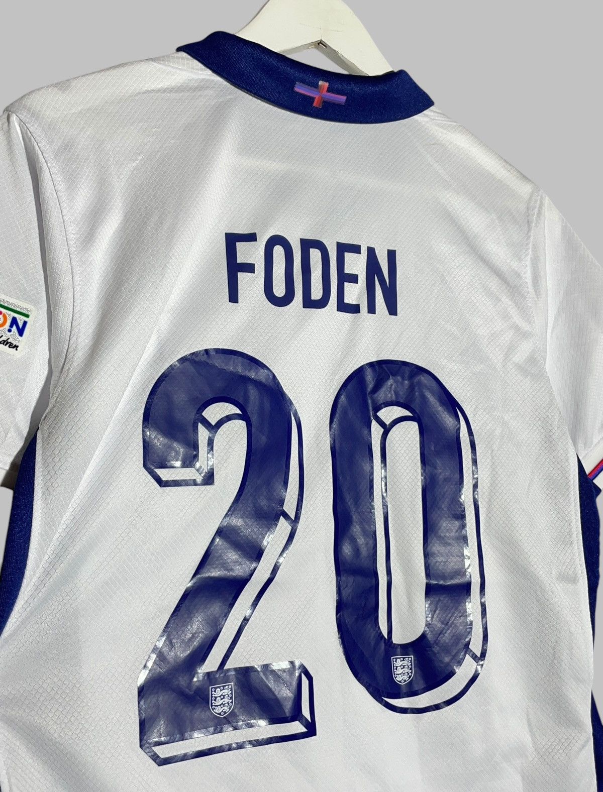 Nike #20 Foden England Nike 2024 Home Football Soccer Jersey Size US S / EU 44-46 / 1 - 10 Thumbnail