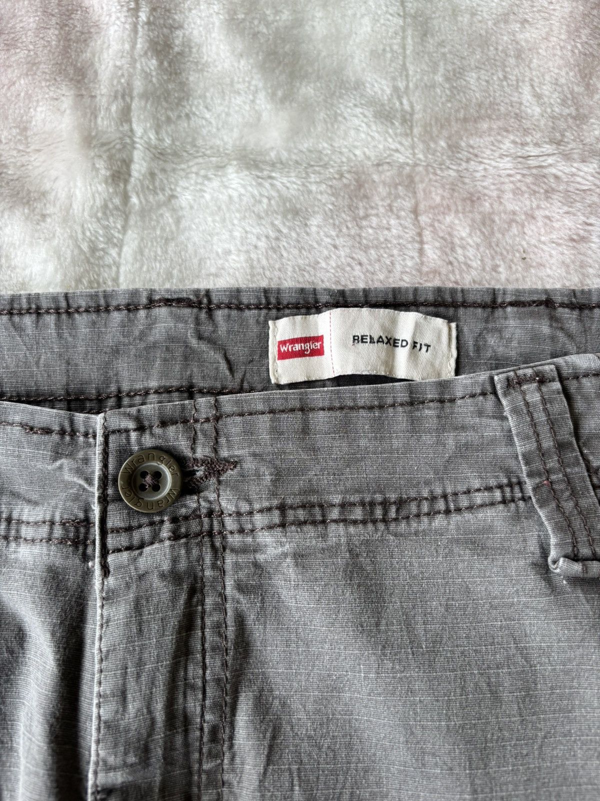 If Six Was Nine × Le Grande Bleu (L.G.B.) × Wrangler 🔥VINTAGE WRANGLER RELAXED FIT BAGGY CARGO PANTS Size US 36 / EU 52 - 10 Thumbnail