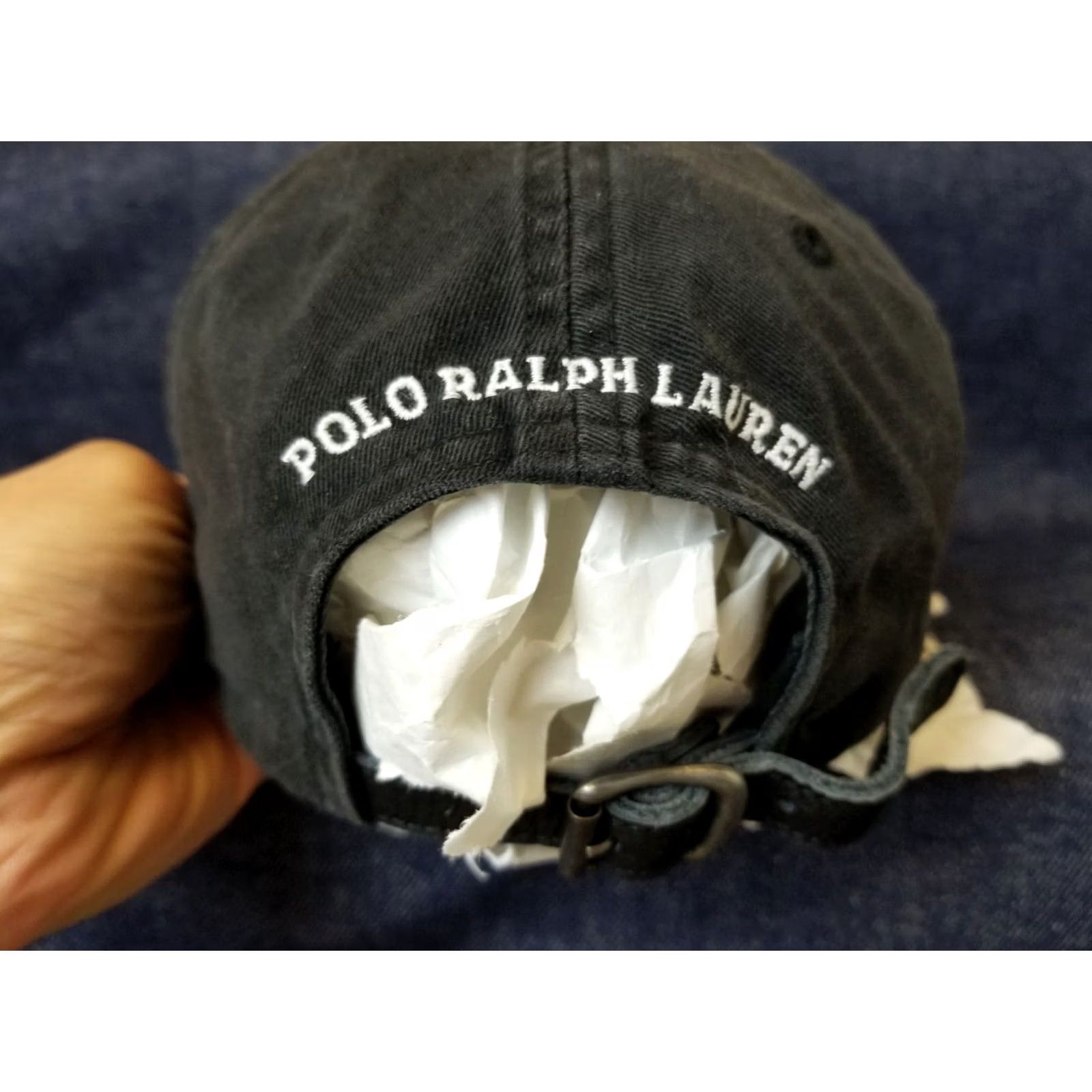 Ralph Lauren VINTAGE 90' RALPH LAUREN POLO HORSES BLACK HAT SZ ONE SIZE Size US M / EU 48-50 / 2 - 3 Thumbnail