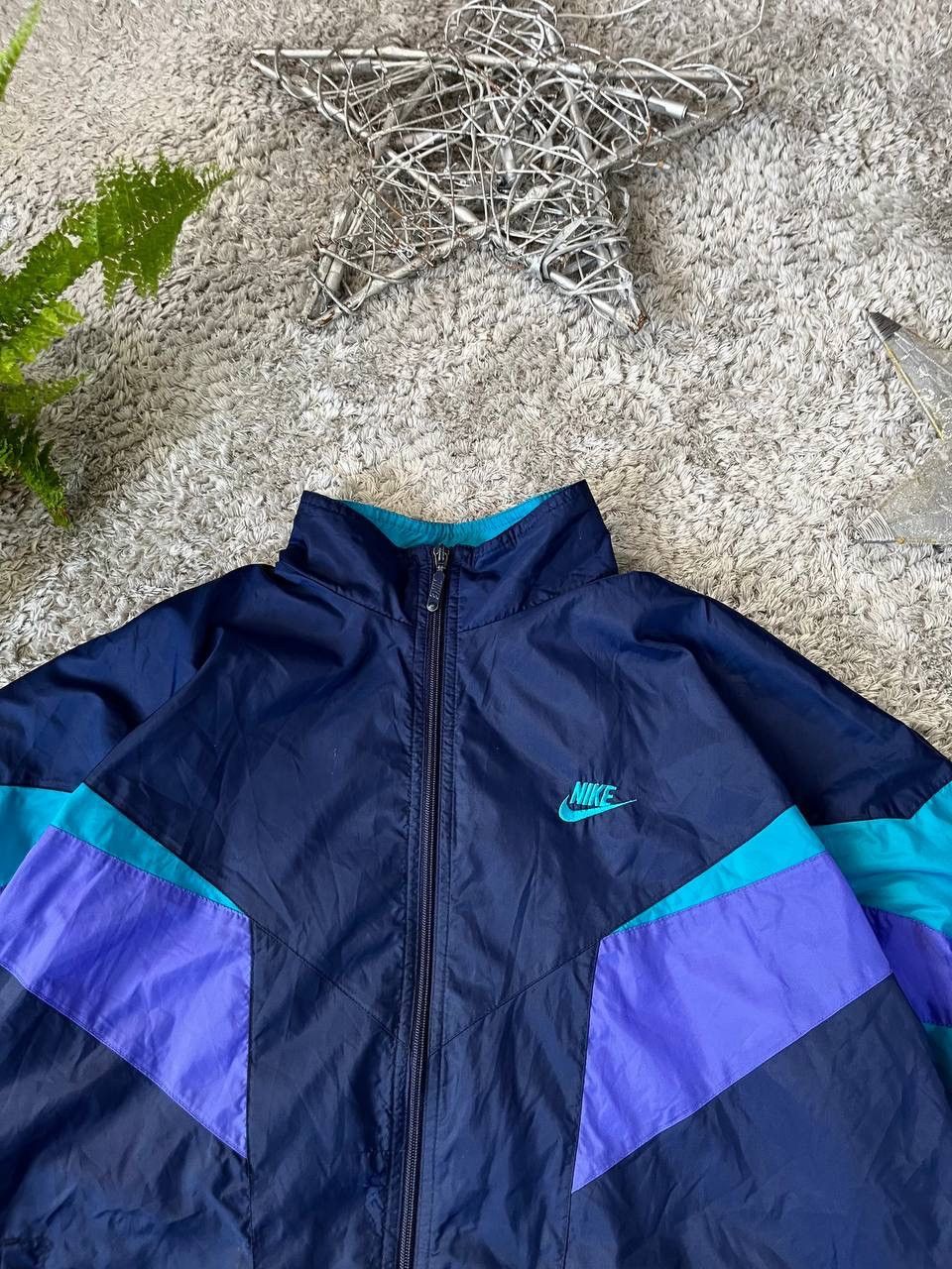 Vintage 90s Nike Big Logo Jacket Swoosh Rare