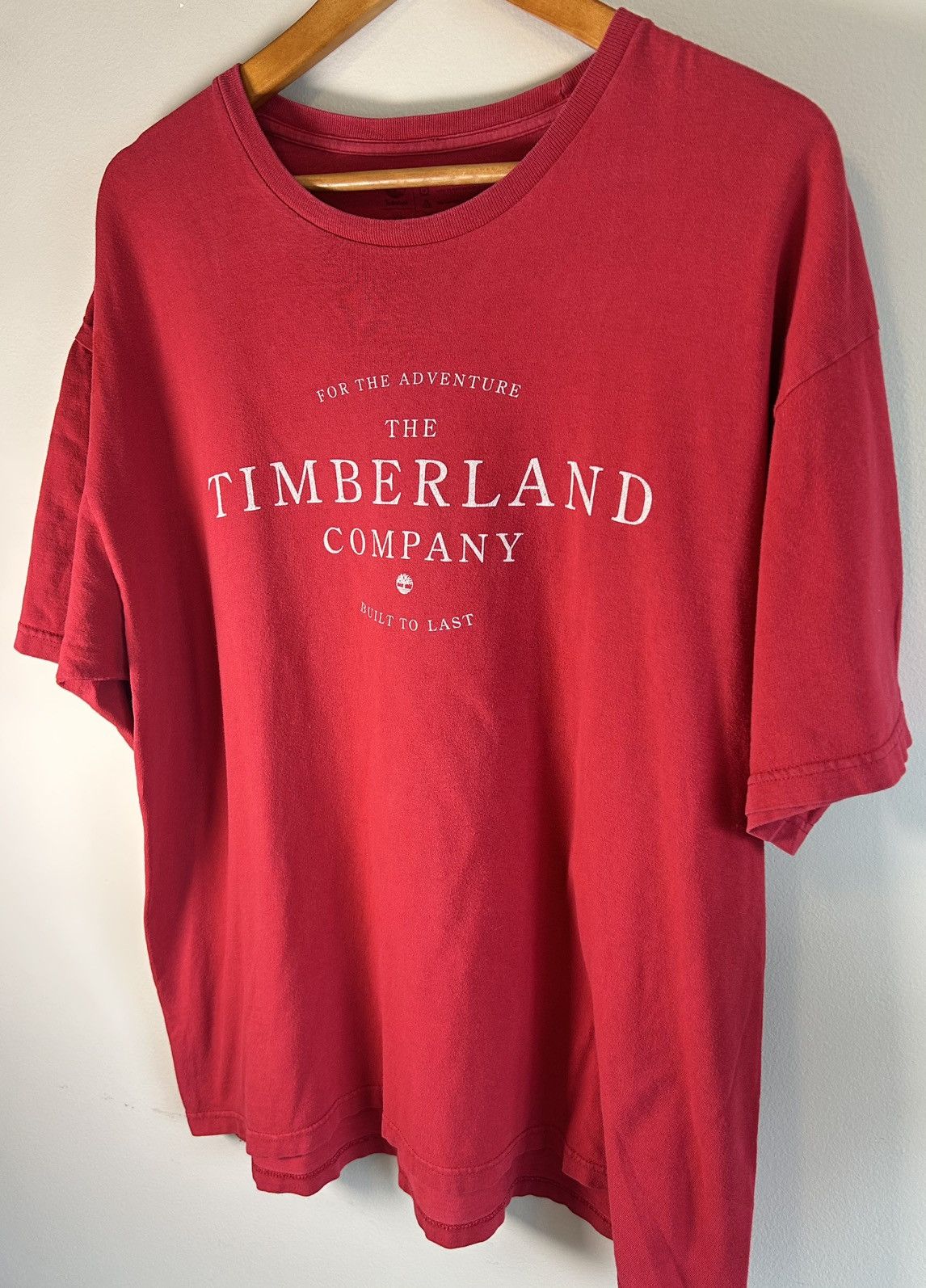 Timberland VTG Timberland Mens Red T-shirt Sz XL “For The Adventure” Size US XL / EU 56 / 4 - 3 Thumbnail