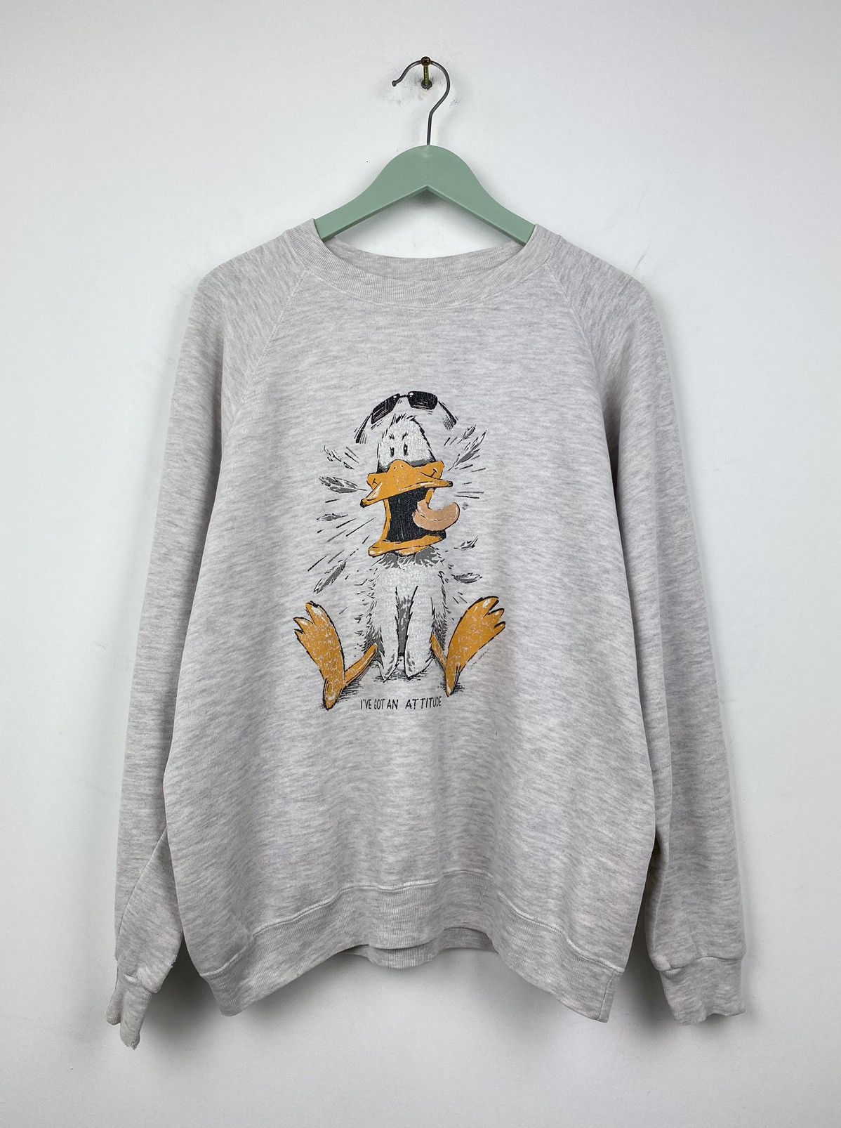 Vintage You Got A Problem With That? Sweatshirt Skull Y2K