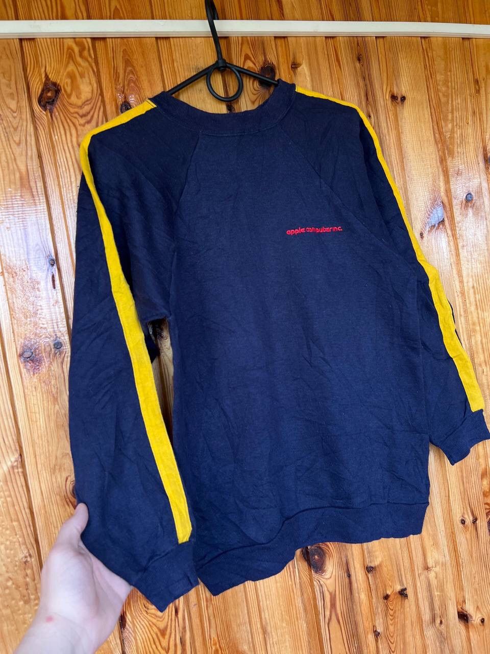 Apple × Vintage Vintage 80s Apple Computer Inc. Red Logo Boxy Sweatshirt USA Size US S / EU 44-46 / 1 - 6 Thumbnail