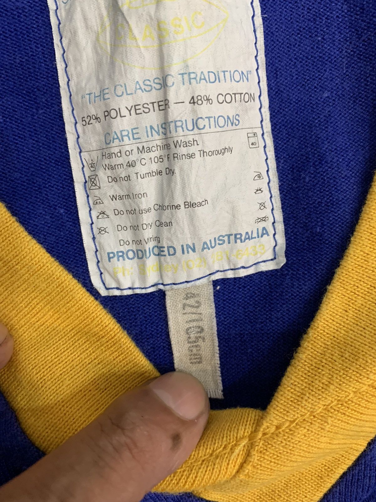 Rugby Ralph Lauren × Vintage VINTAGE NSW RL PARRAMATTA EELS RUGBY JERSEY Size US S / EU 44-46 / 1 - 7 Thumbnail