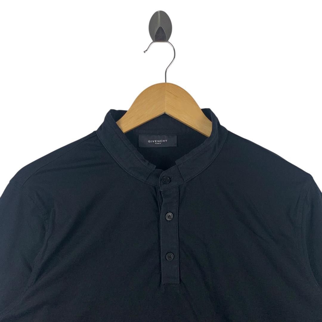 Givenchy GIVENCHY Paris half button long sleeve tee Size US M / EU 48-50 / 2 - 2 Thumbnail
