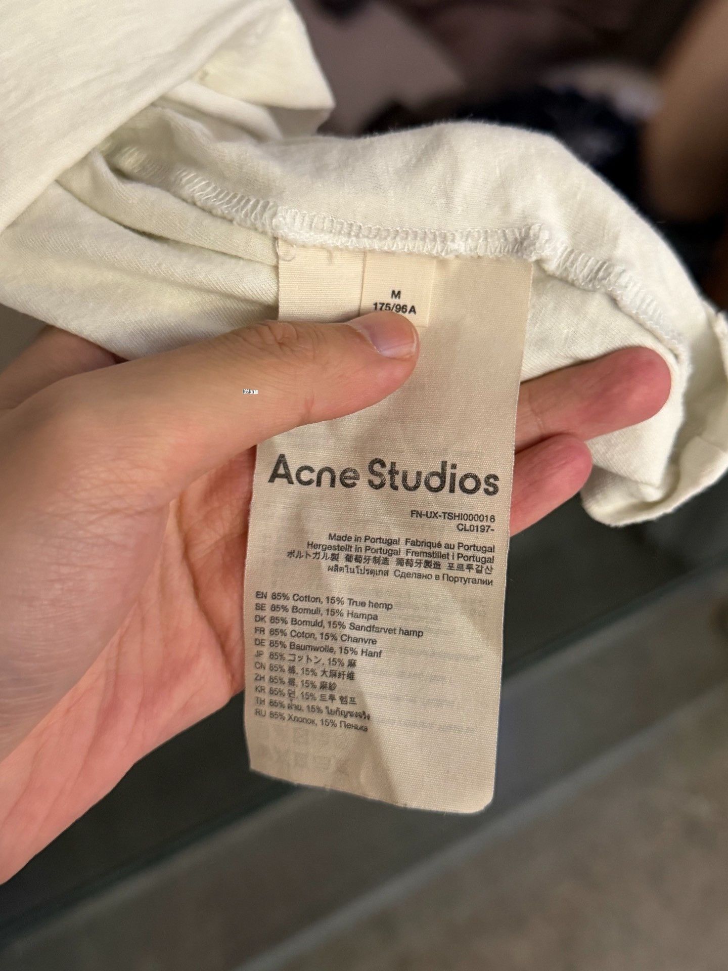 Acne Studios Acne Studios 1996 Logo Print Distressed Longsleeve Size US M / EU 48-50 / 2 - 4 Thumbnail