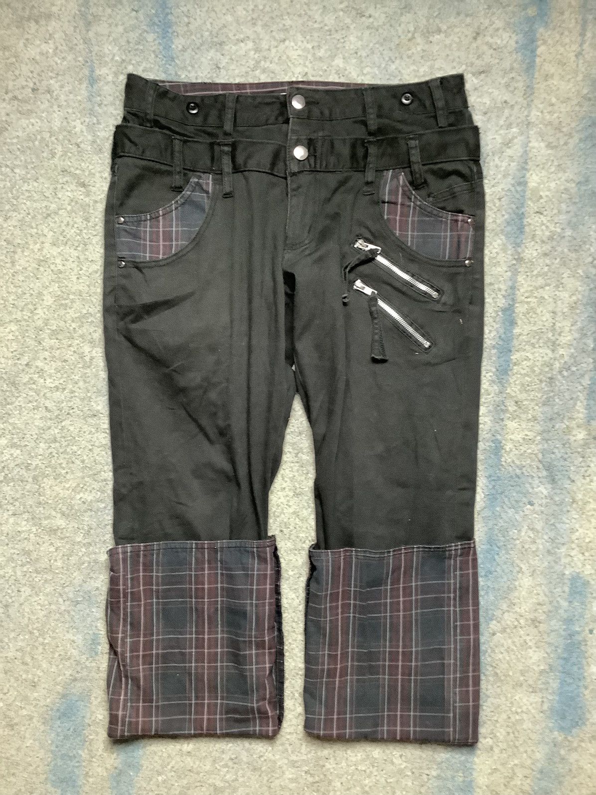 Designer × Japanese Brand × KMRii Japanese brand double waist by HVC YKK ZIPPER Size US 34 / EU 50 - 7 Thumbnail