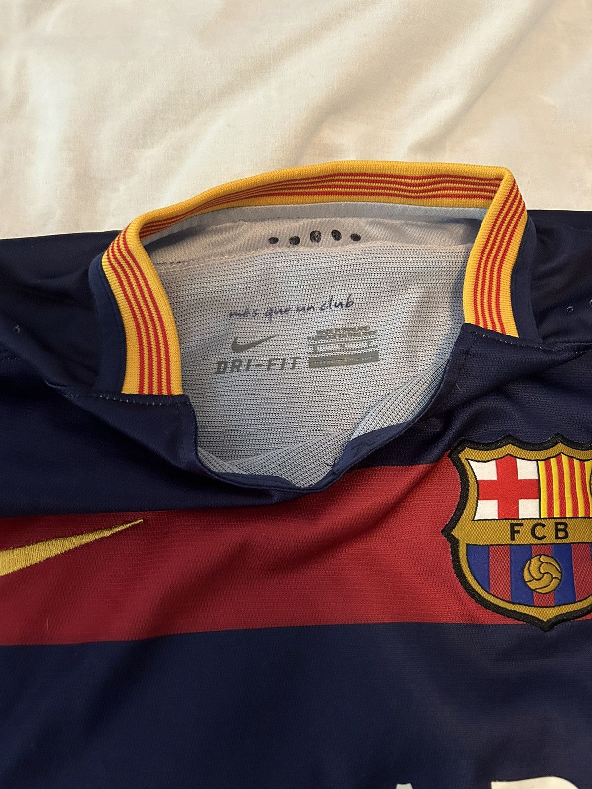 Nike Barcelona soccer Jersey Size US M / EU 48-50 / 2 - 4 Thumbnail