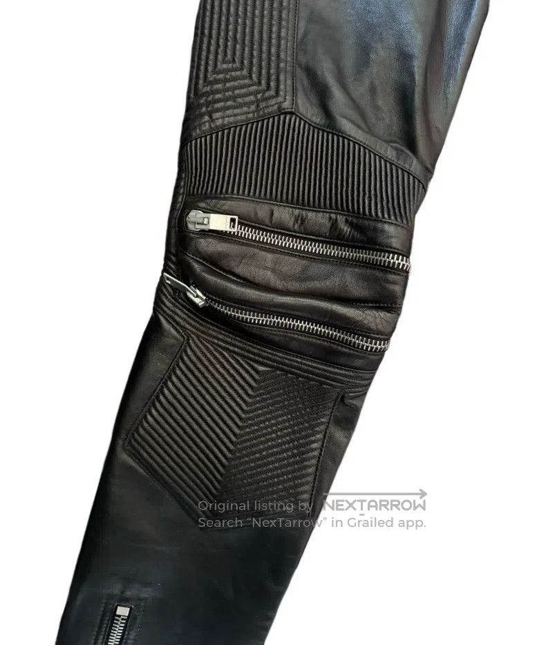 Saint Laurent Paris Saint Laurent Paris Darth Vader Style Multi-Zip Moto Leath Size US 40 / EU 56 - 3 Thumbnail