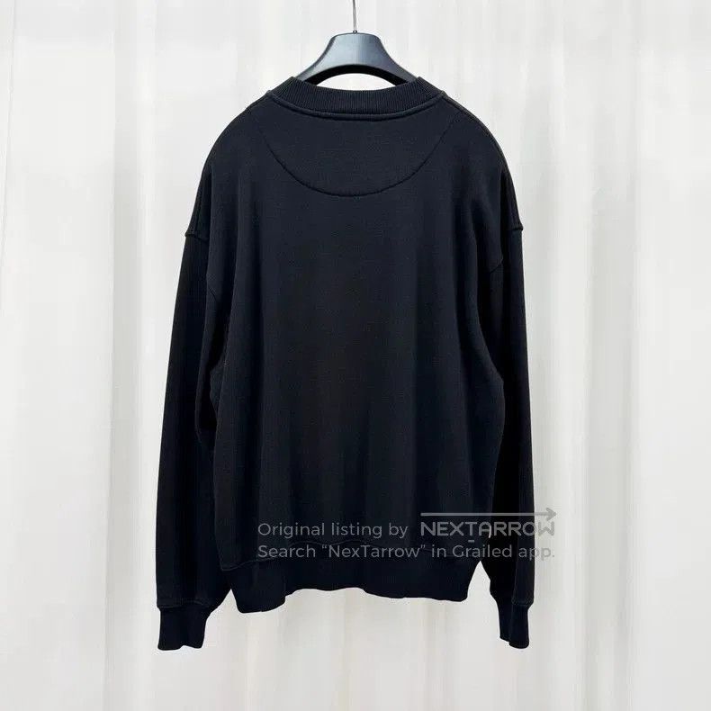 Acne Studios Acne Studios Embroidered Smile Sweatshirt. Size US XXS / EU 40 - 2 Thumbnail